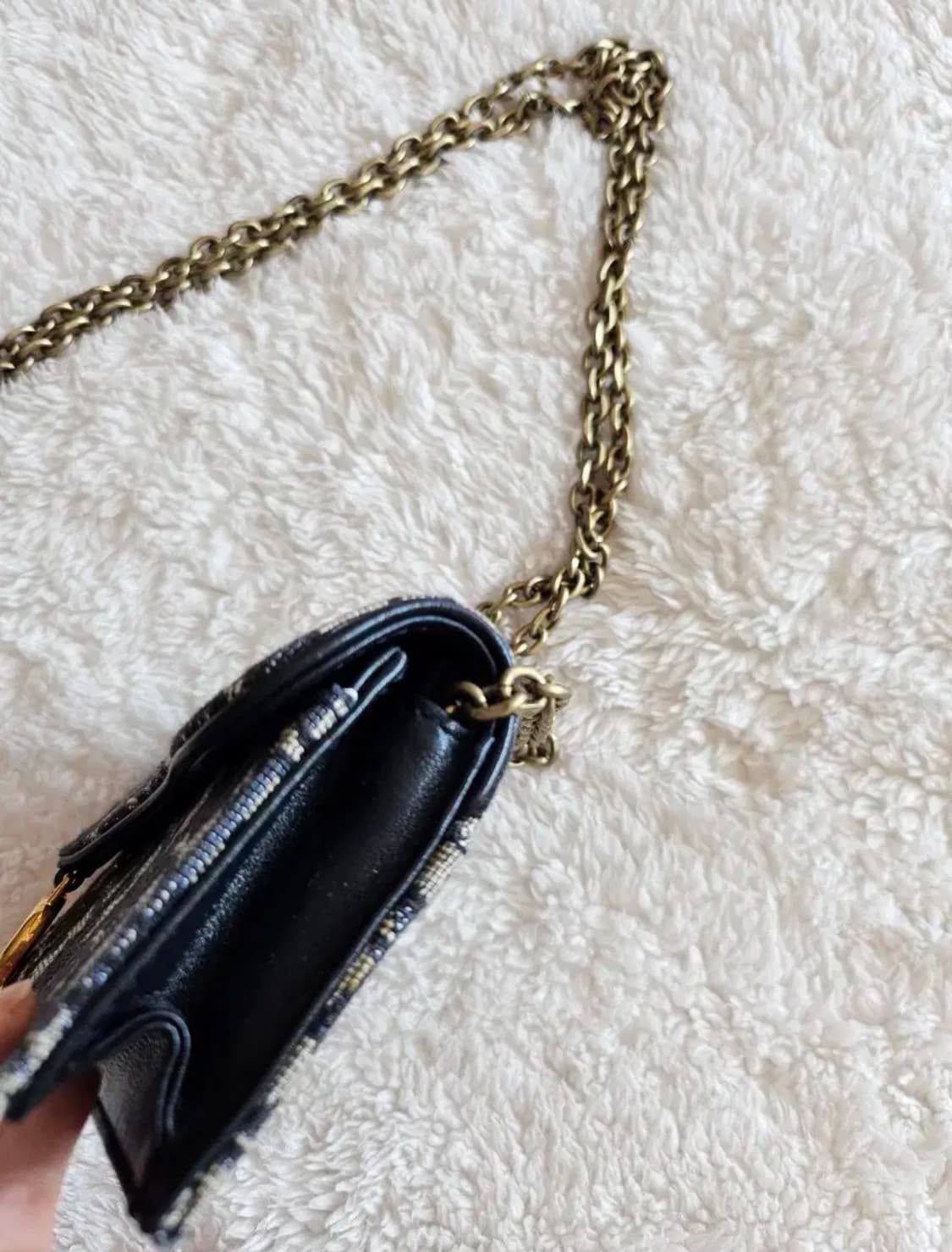 [정품] 디올 오블리크 카드지갑 + 전용 체인 상품이미지5