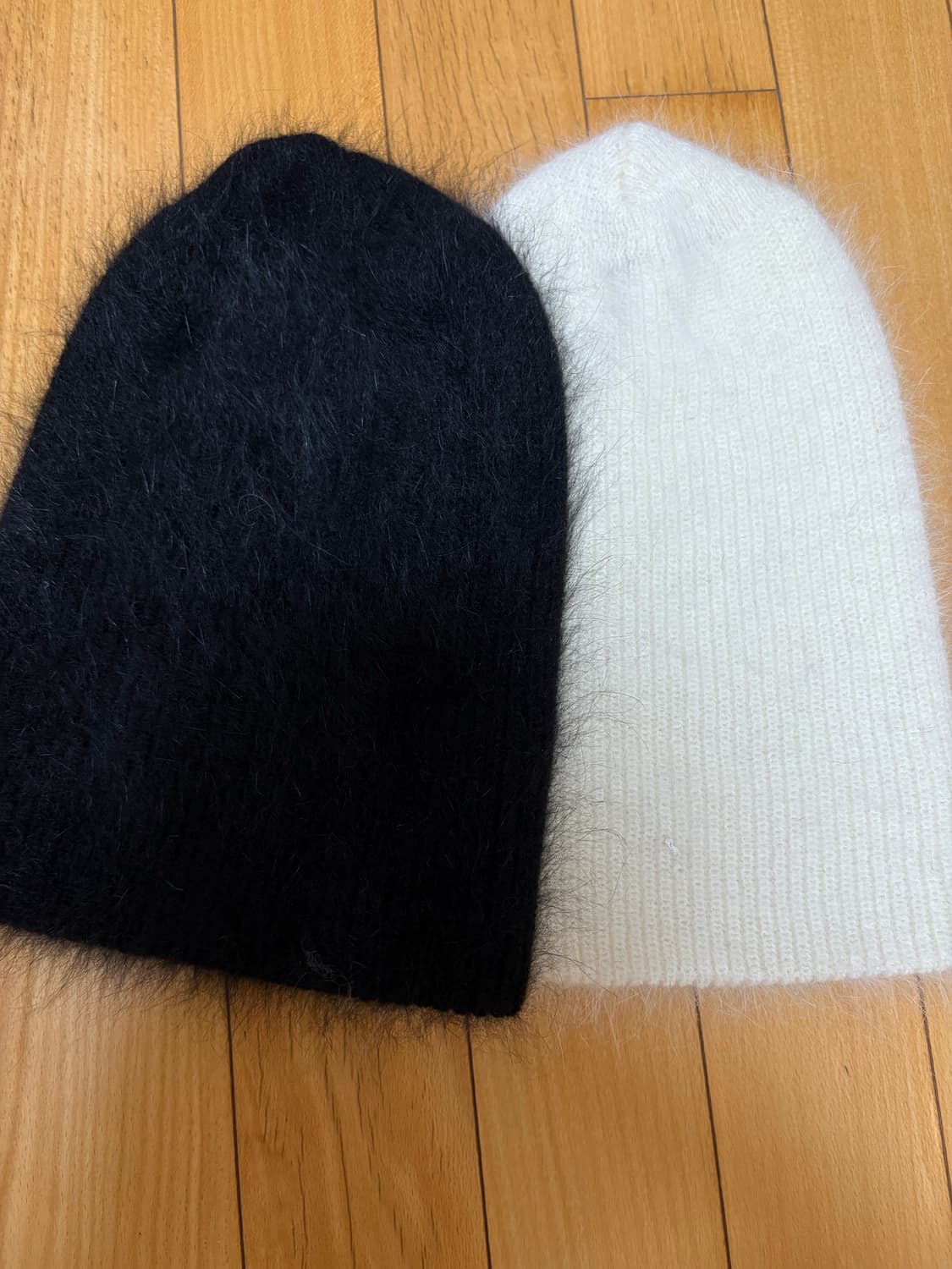 앙고라 비니 블랙/화이트 상품이미지7