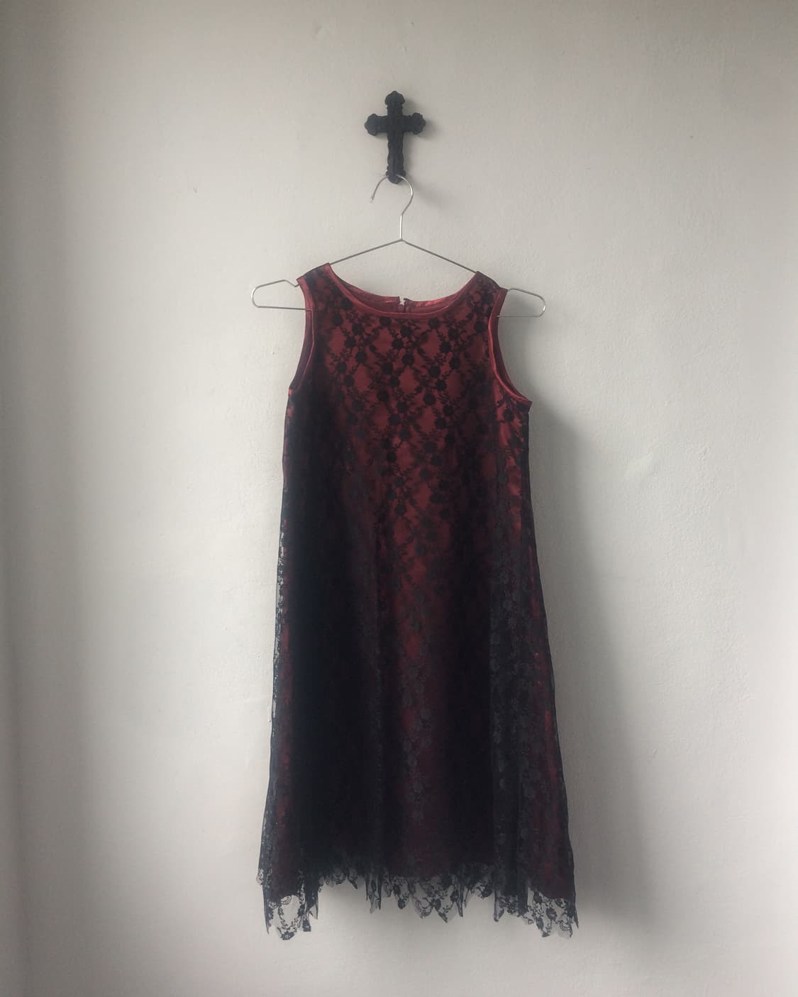 Lace layered sleeveless onepiece 상품이미지2