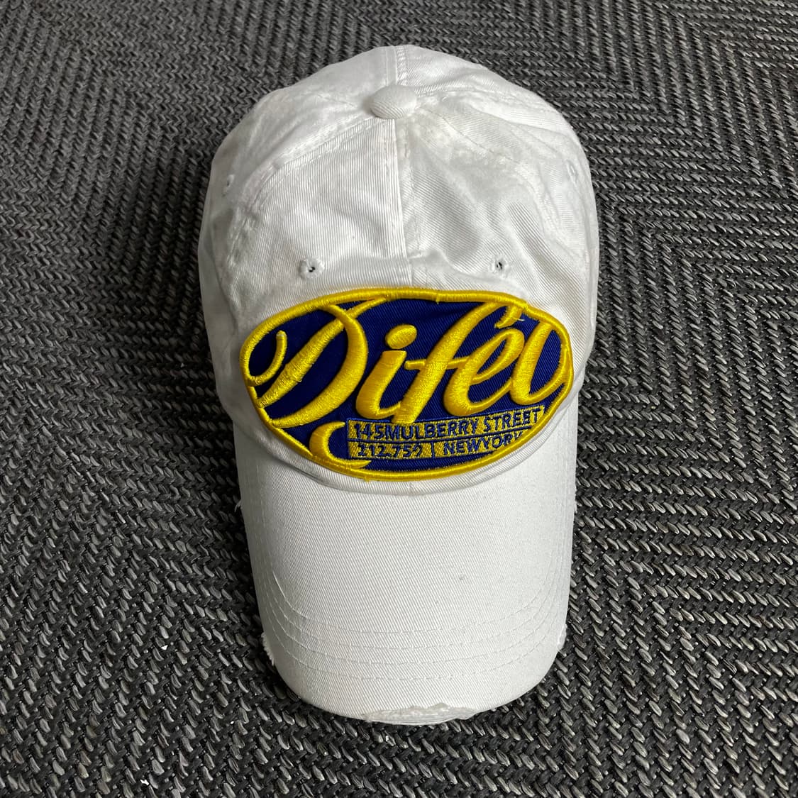 인터크루 y2k 빈티지 화이트 볼캡 o 4114 상품이미지1