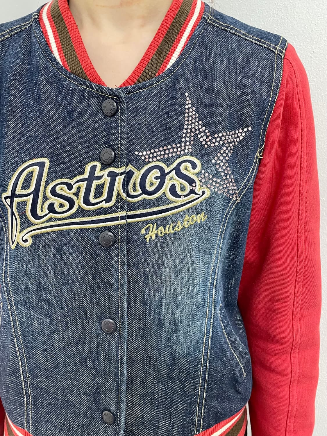 mlb 키치 핫픽스 데님 자켓  상품이미지2