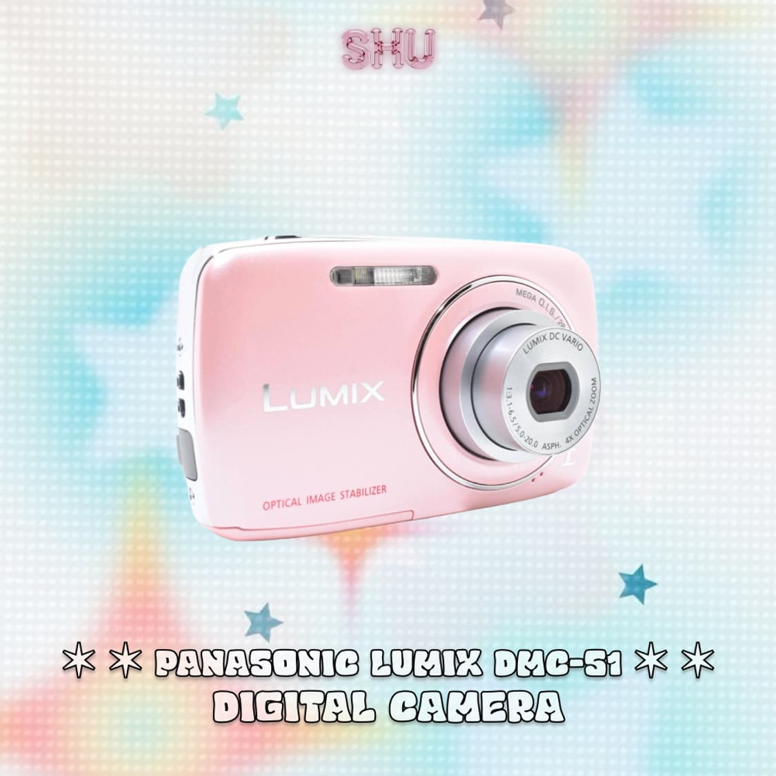 파나소닉 루믹스 DMC-S1 빈티지 디카 디지털카메라 베이비핑크 상품이미지4