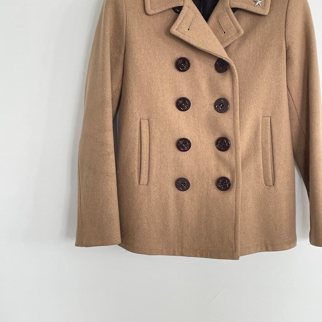 쇼트 어스뮤직 피코트 자켓 상품이미지4