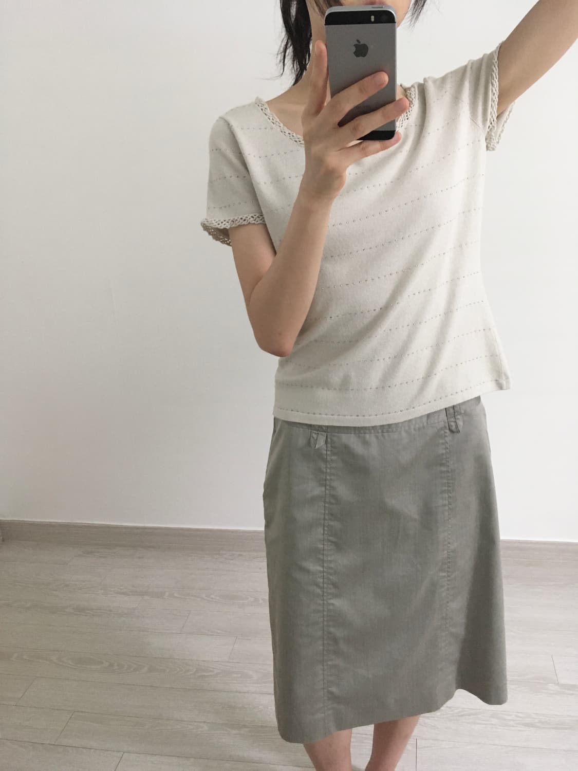 Hampstead sand midi skirt 상품이미지7