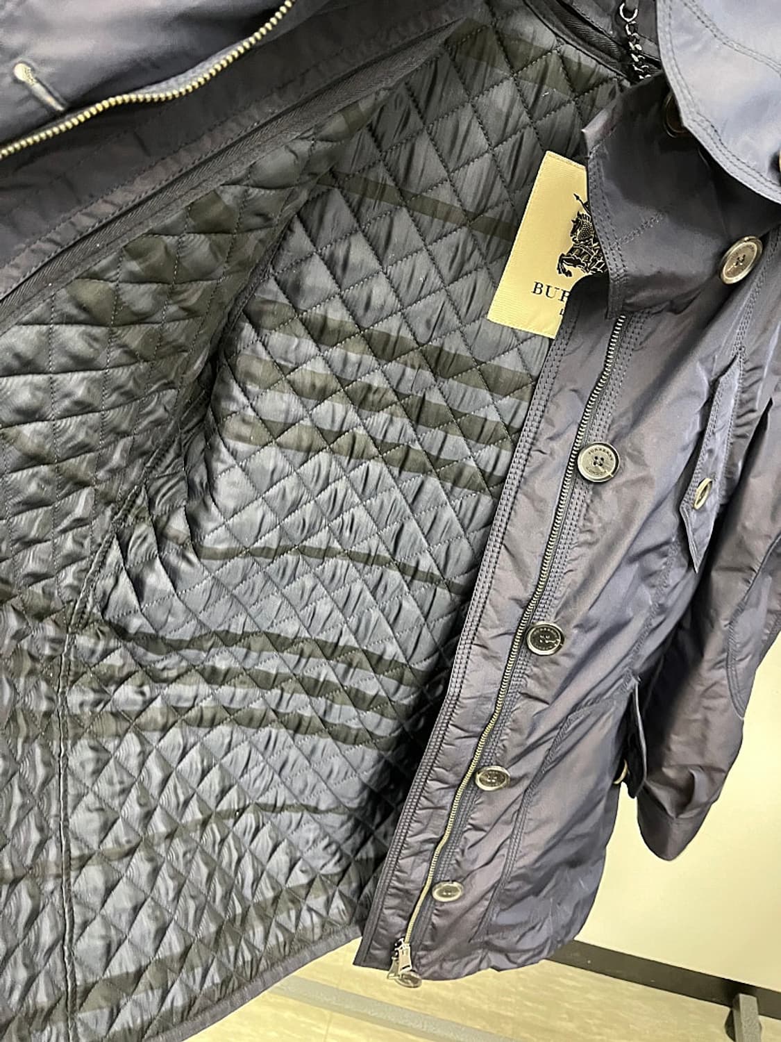 여) 버버리 폭스퍼 야상 사파리 상품이미지9