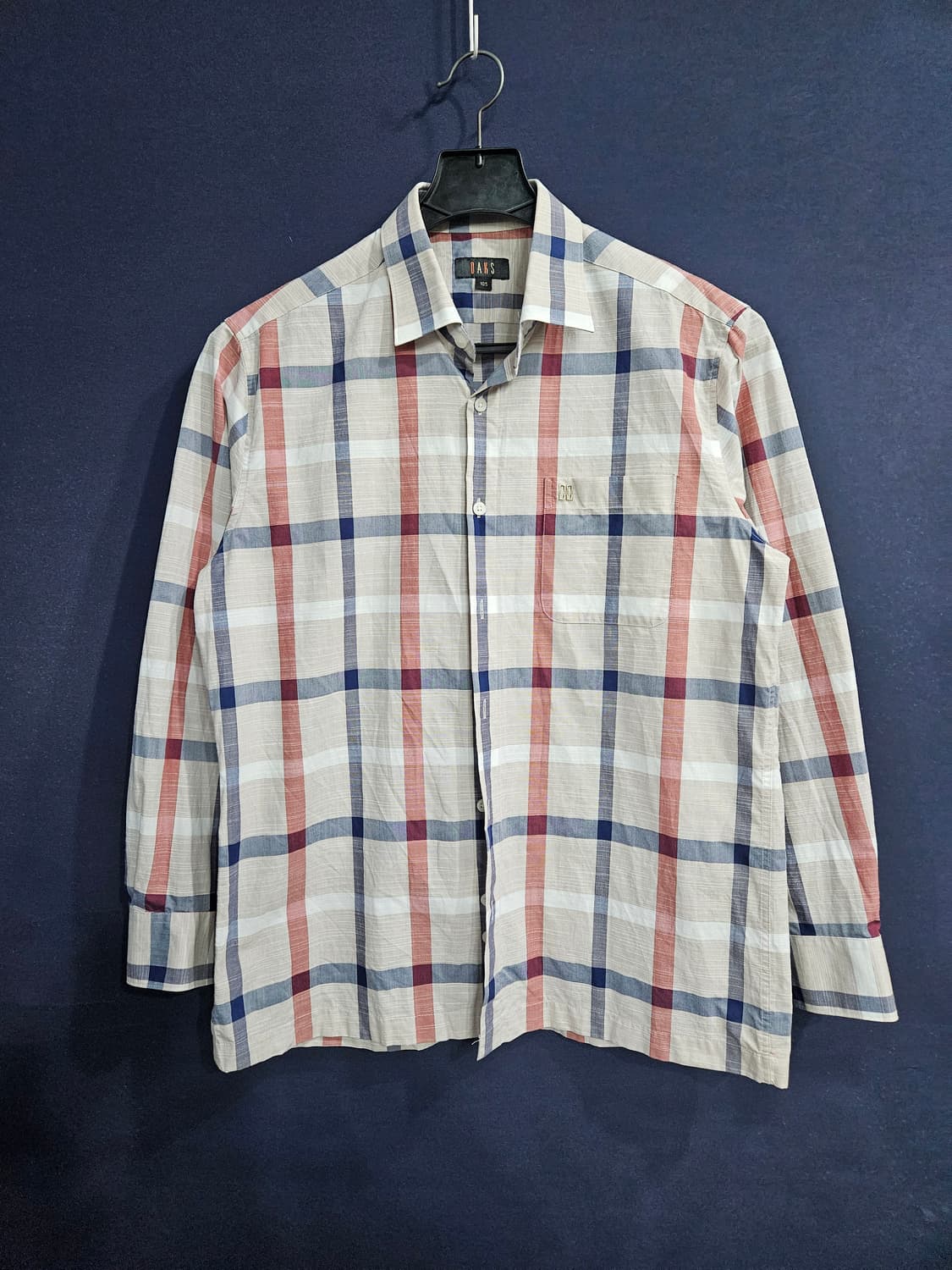 닥스 스트라이프 체크 남성 105 긴팔셔츠  상품이미지1