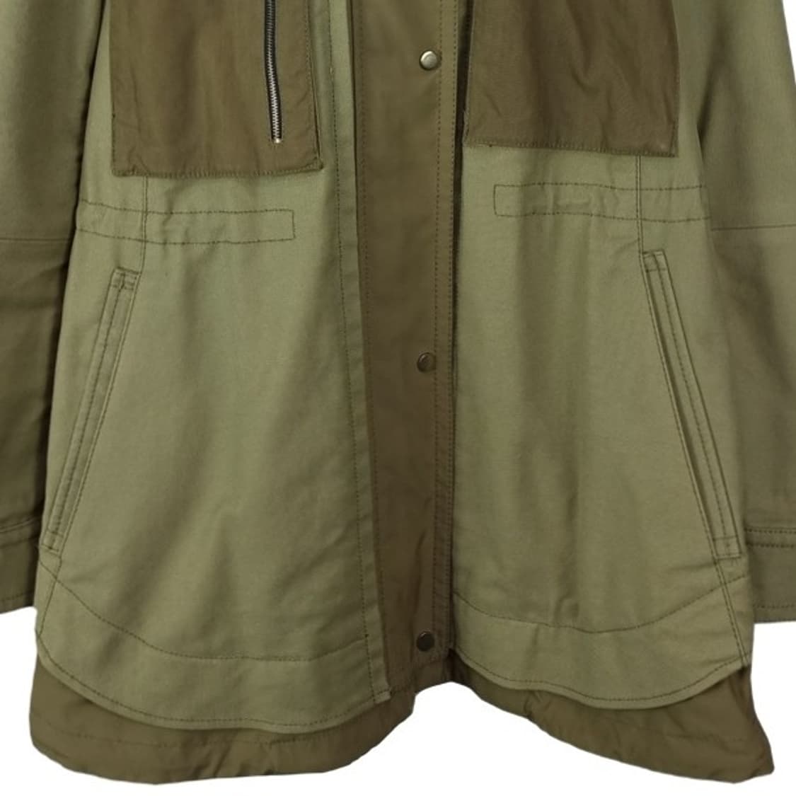 [시스템] 빈티지 워시드 코튼 후드 야상 자켓 M19322 상품이미지5