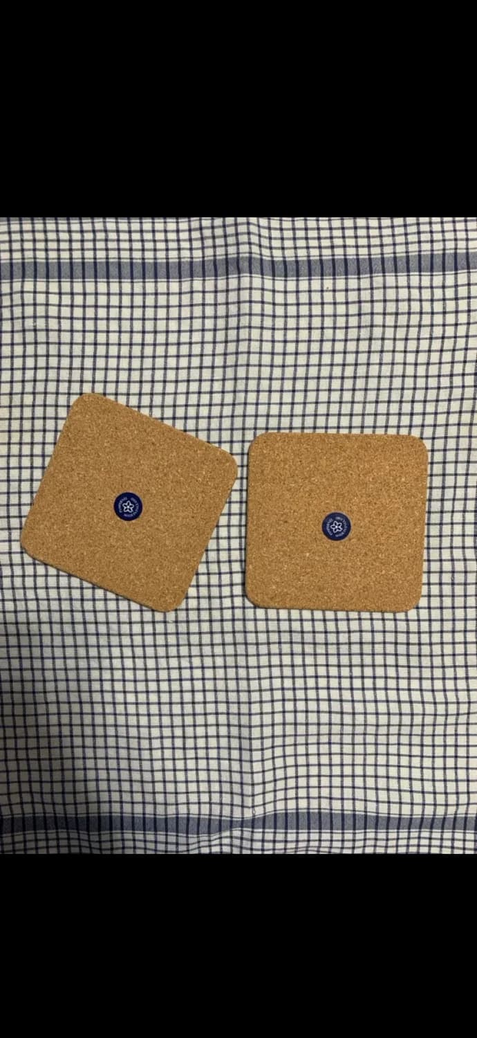 빈티지 티코스터 2개 상품이미지3