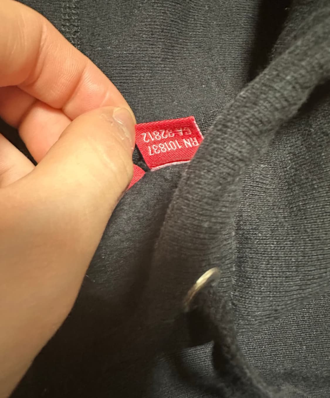 슈프림 글리터 아치로고 후드 블랙 상품이미지7