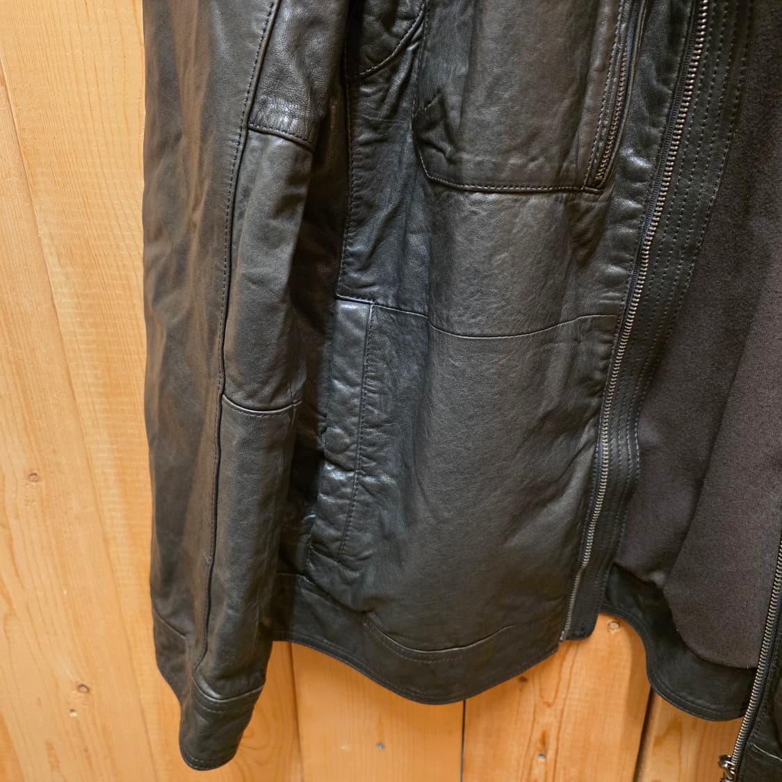 까르뜨블랑슈 브랜드 가죽자켓 110  상품이미지8