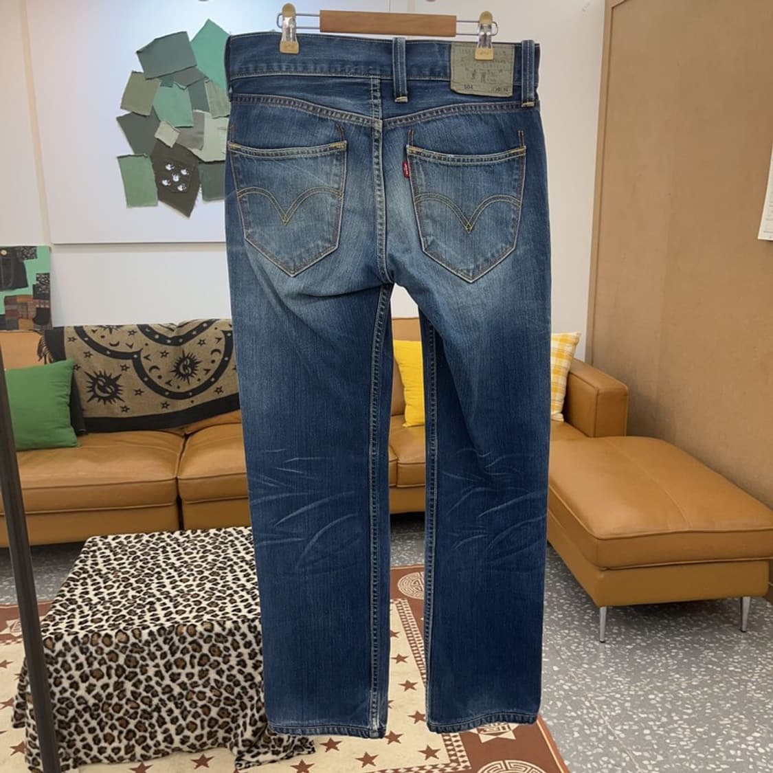 리바이스 504 빈티지 00's 워싱 데님 청바지 30인치 C09442 상품이미지4