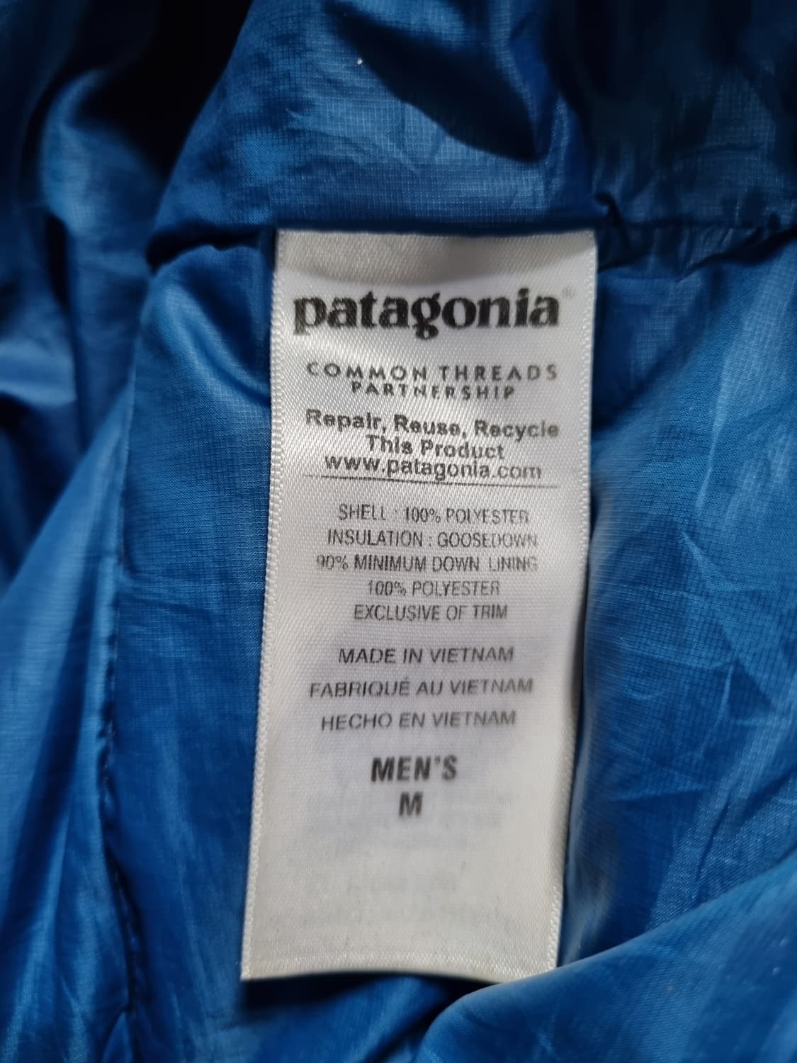 파타고니아 남성 경량 패딩조끼  상품이미지4