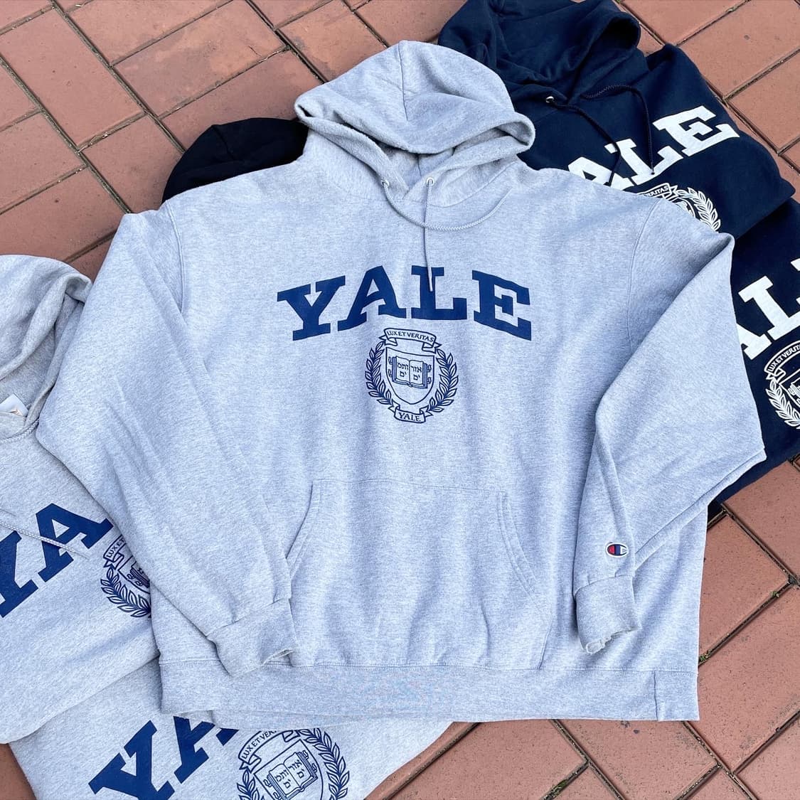 챔피언 YALE 프린팅 후드&스웻셔츠 상품이미지3