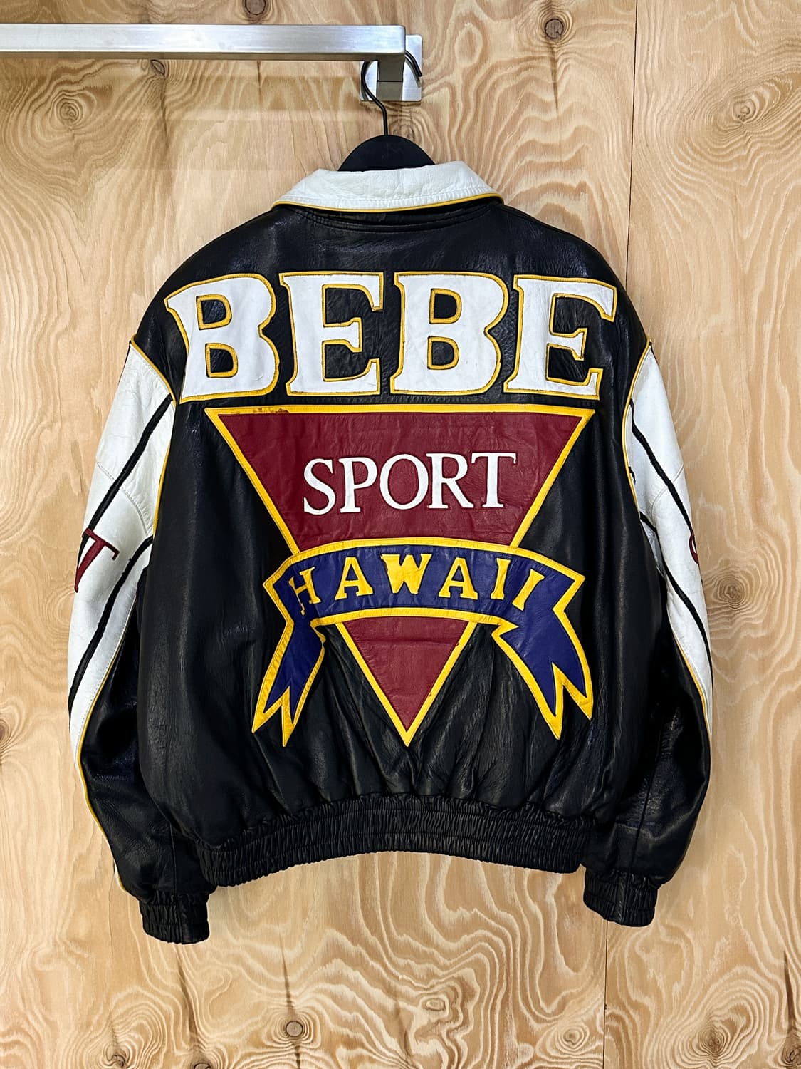 몬타나 스트릿 웨어 90's BeBe 스포츠 레더 자켓 상품이미지1
