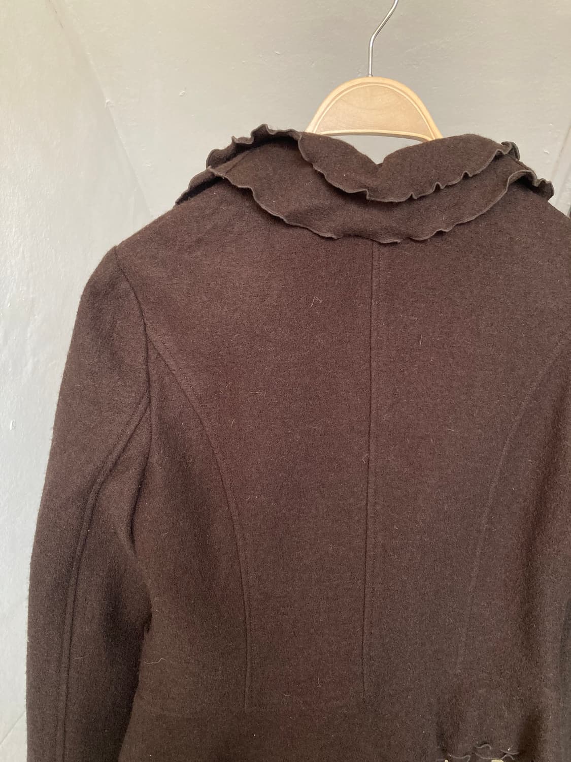 에스닉 브라운 러플 자켓 상품이미지7