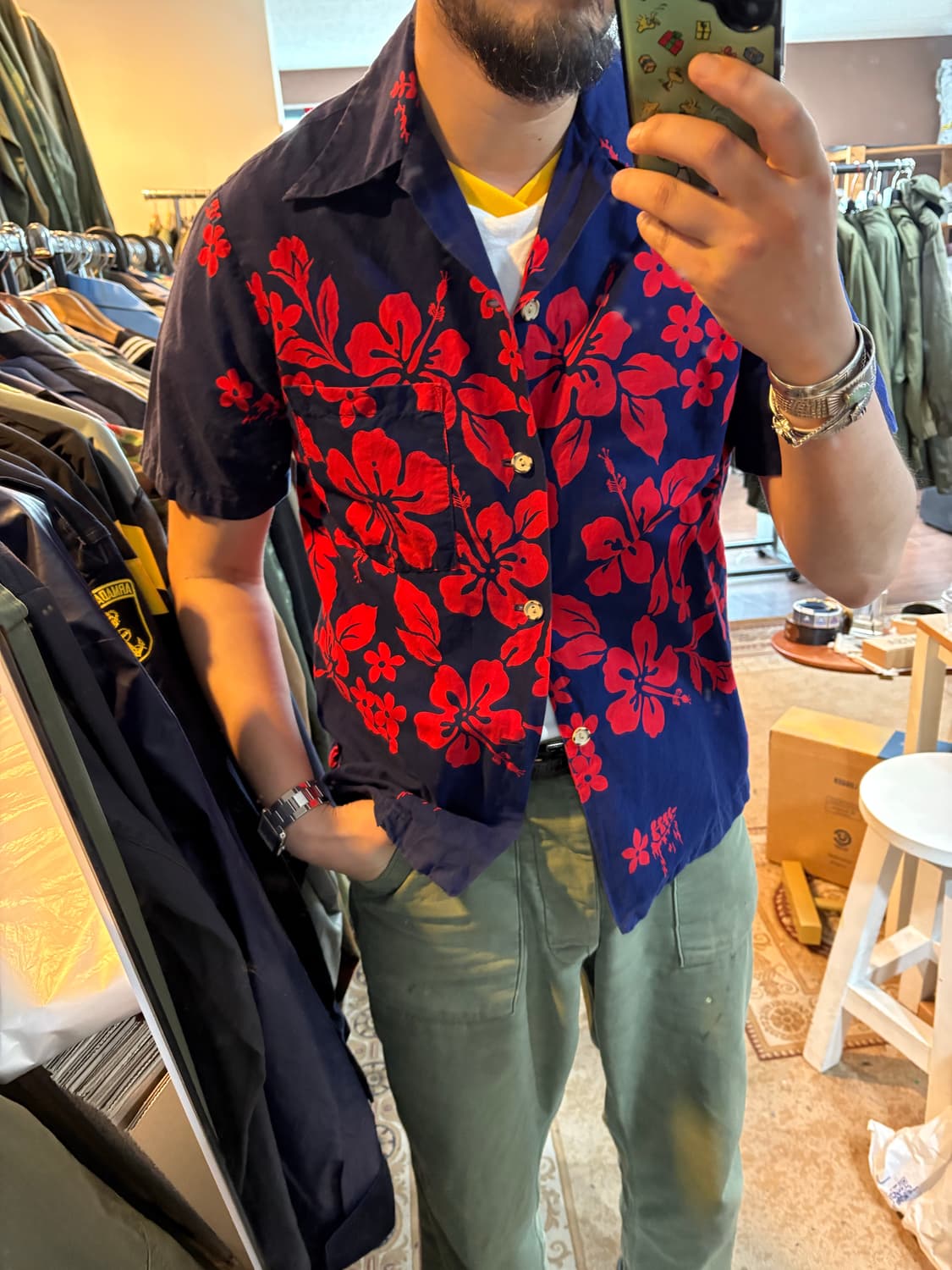 70-80’s Ui-Mai Kai Aloha Shirt.  상품이미지9
