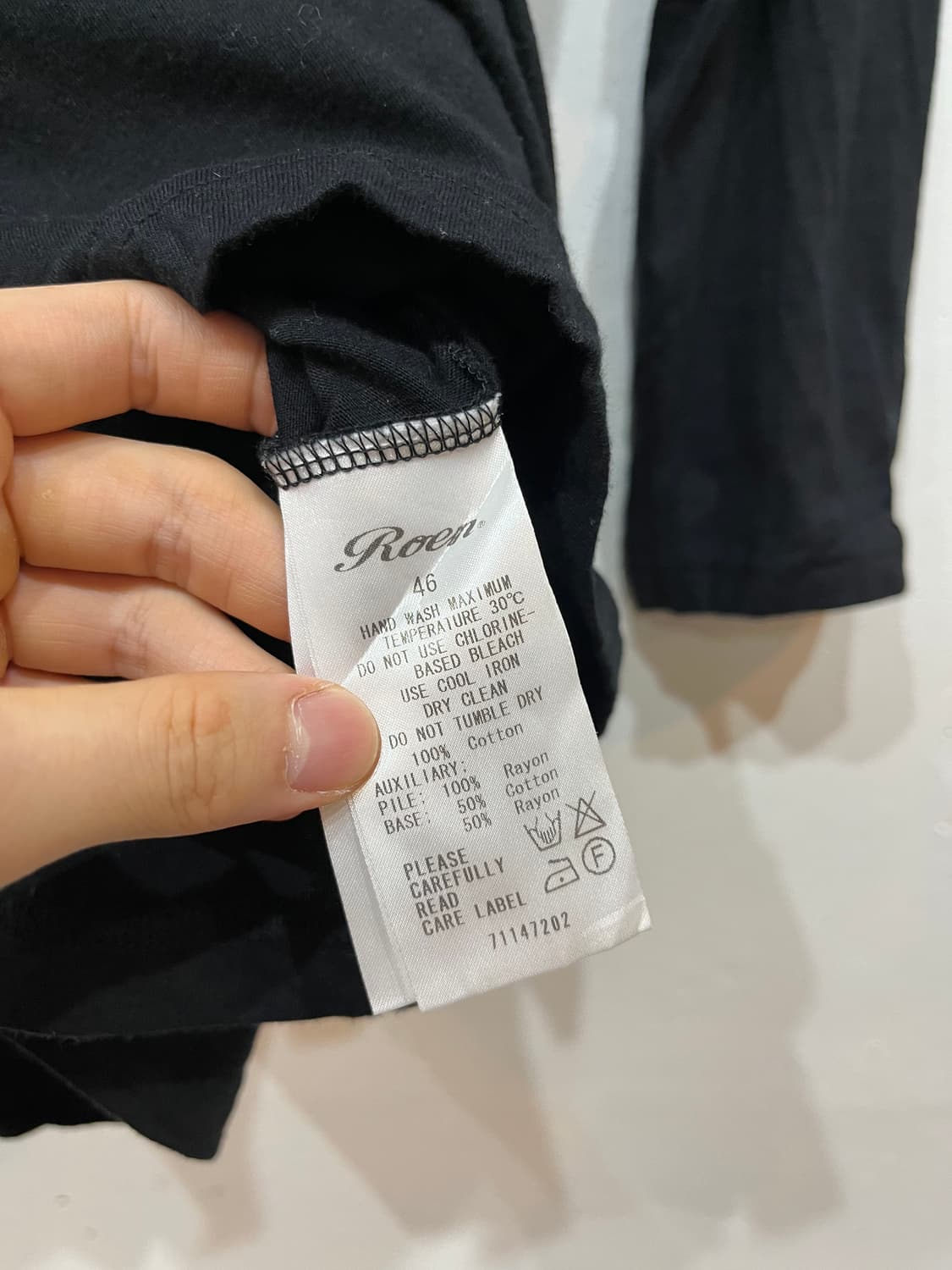 ROEN 로엔 레오파드 스컬 펑크 롱슬리브 우먼즈 Madein japan 상품이미지7