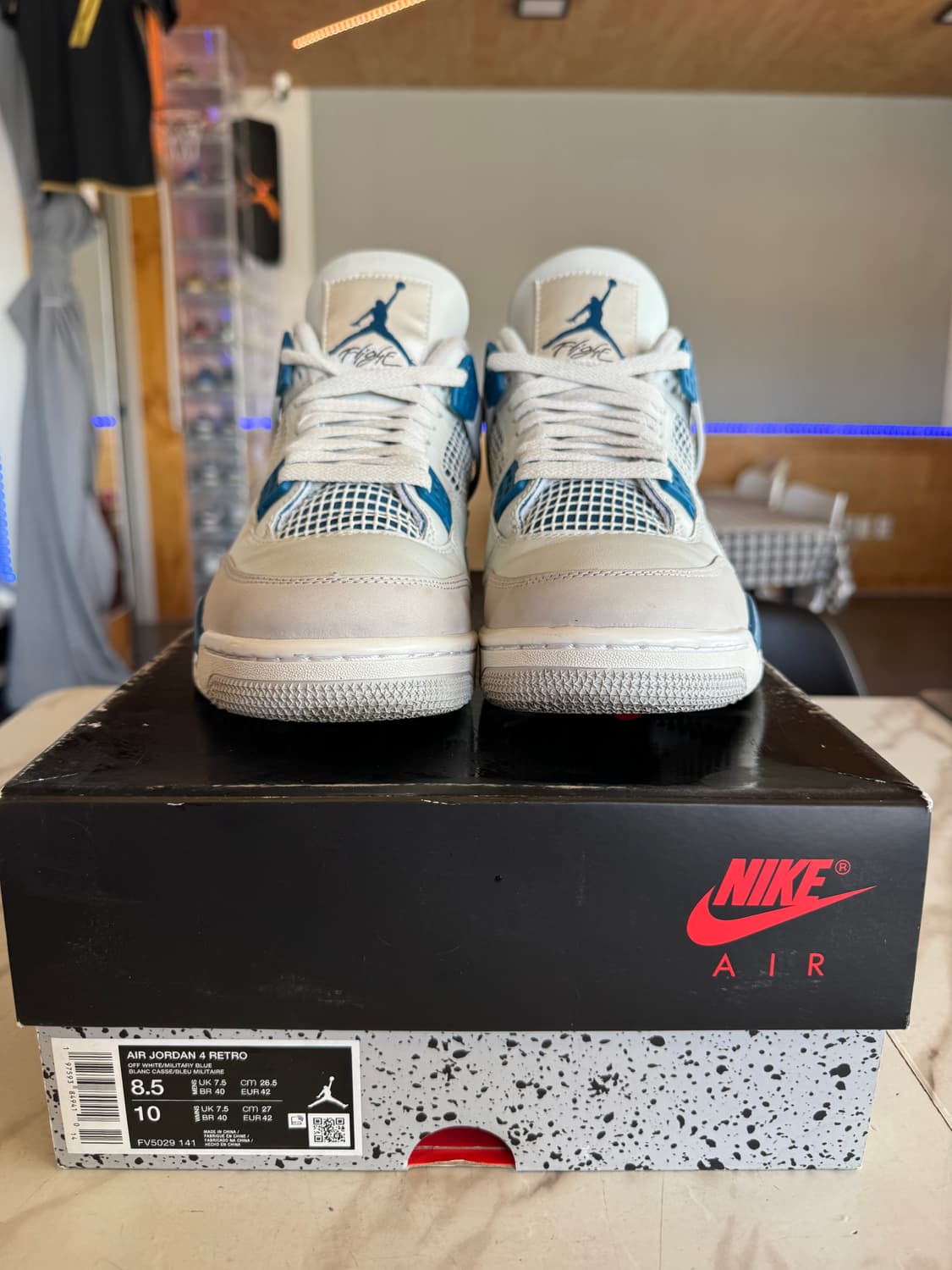 조던4 레트로 인더스트리얼 블루(2024) 265 팝니다 상품이미지2