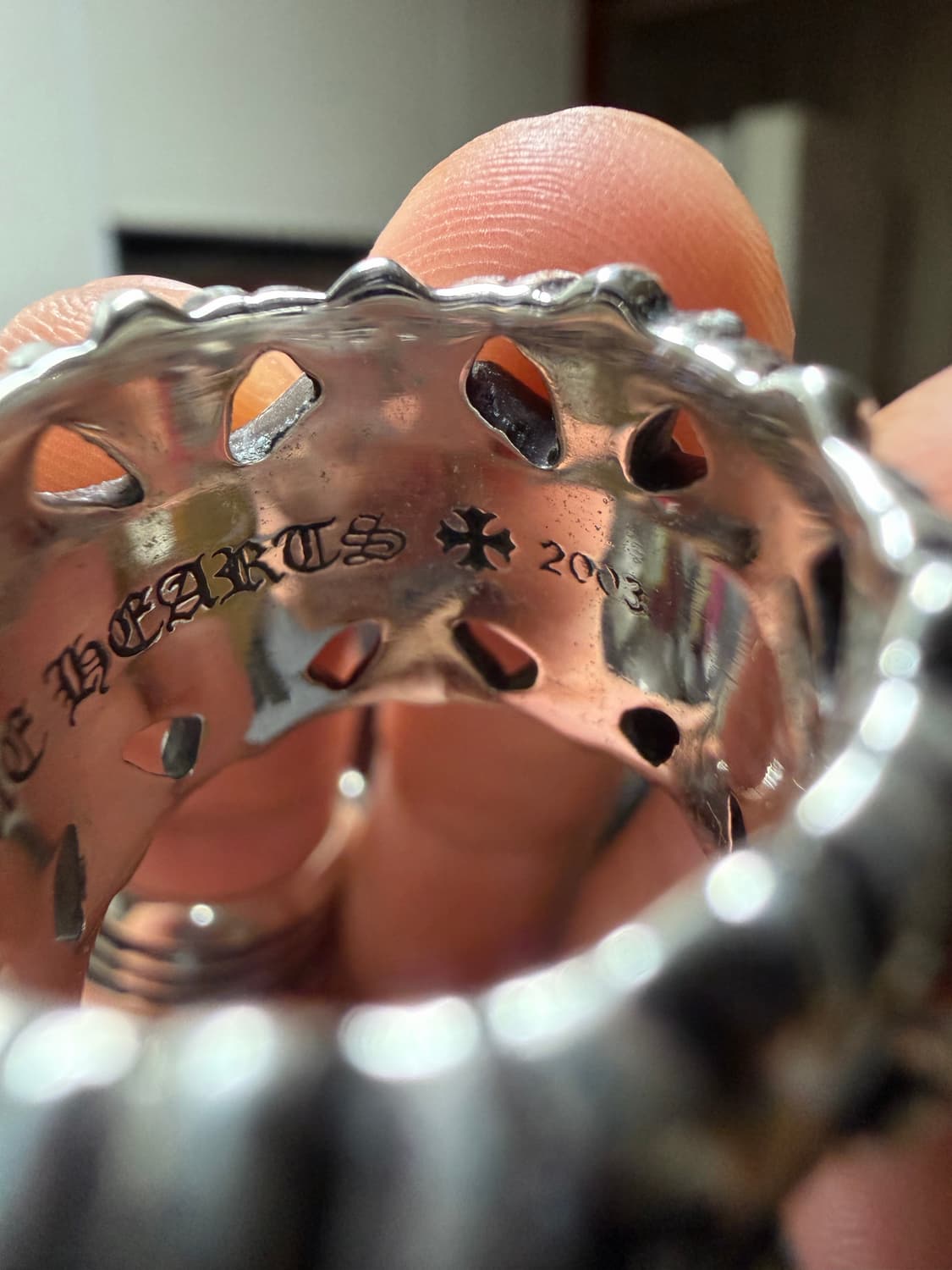 크롬하츠 세메터리링us7(새상품) 판매 상품이미지5