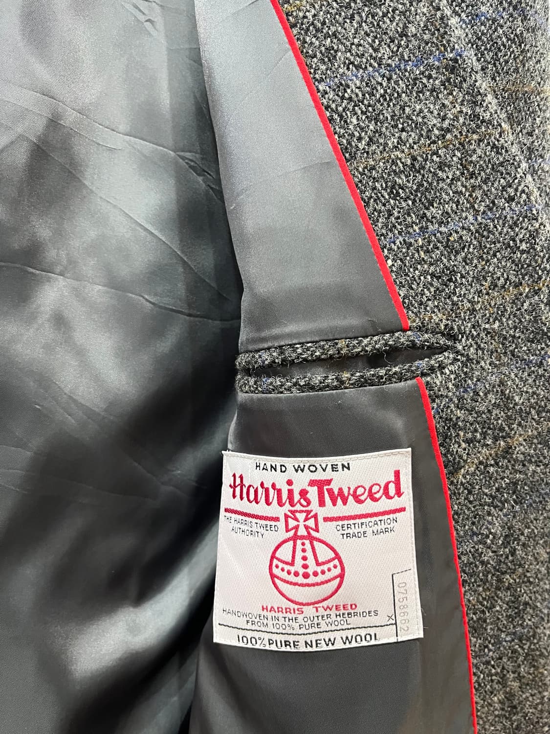 제이프레스 헤리스 트위드 울 블레이저 자켓 Made in JAPAN 상품이미지3