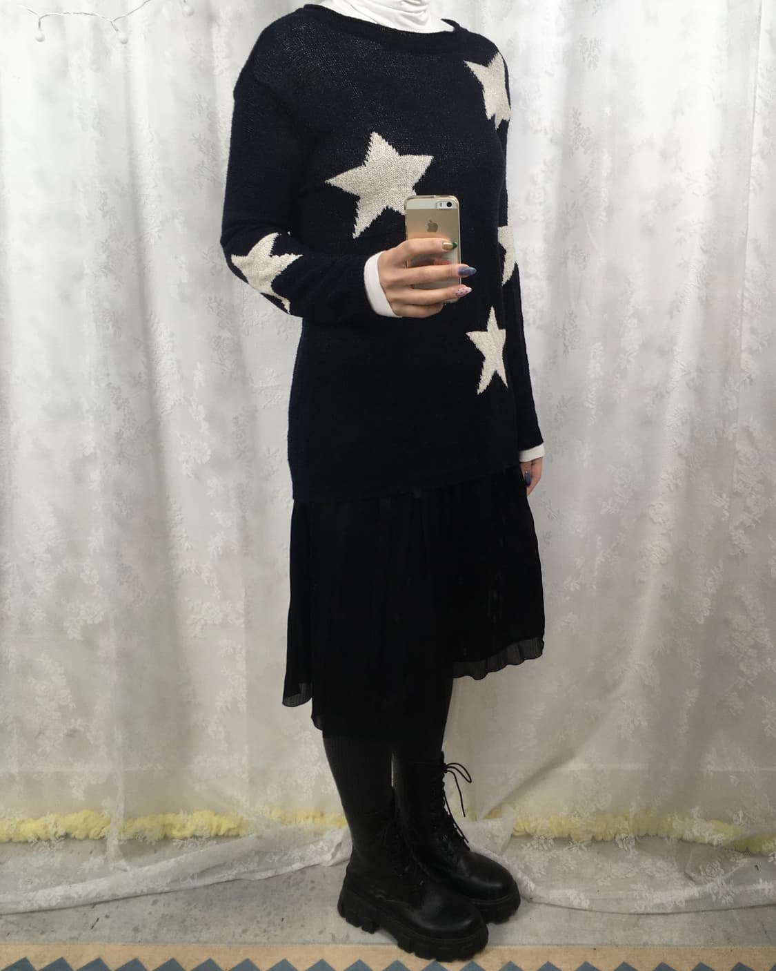 Arnaldo bassini Subtle Glitter Star Knit 상품이미지8