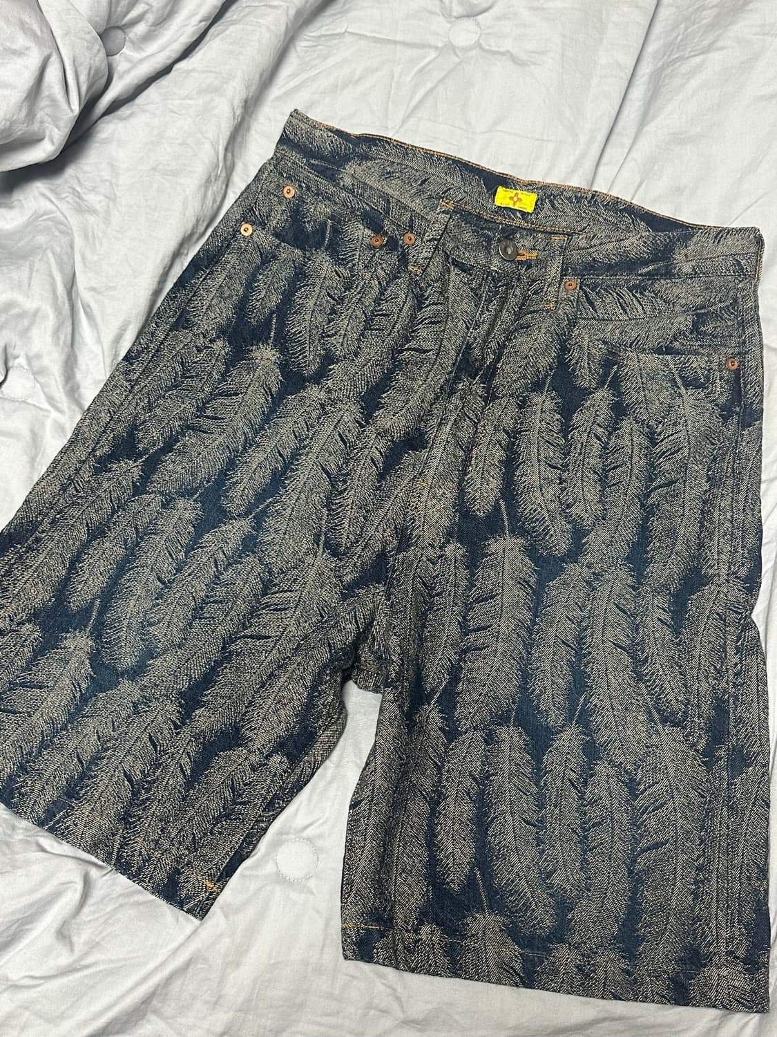 [32] 캐피탈 12oz 페더 쇼츠 인디고 상품이미지1