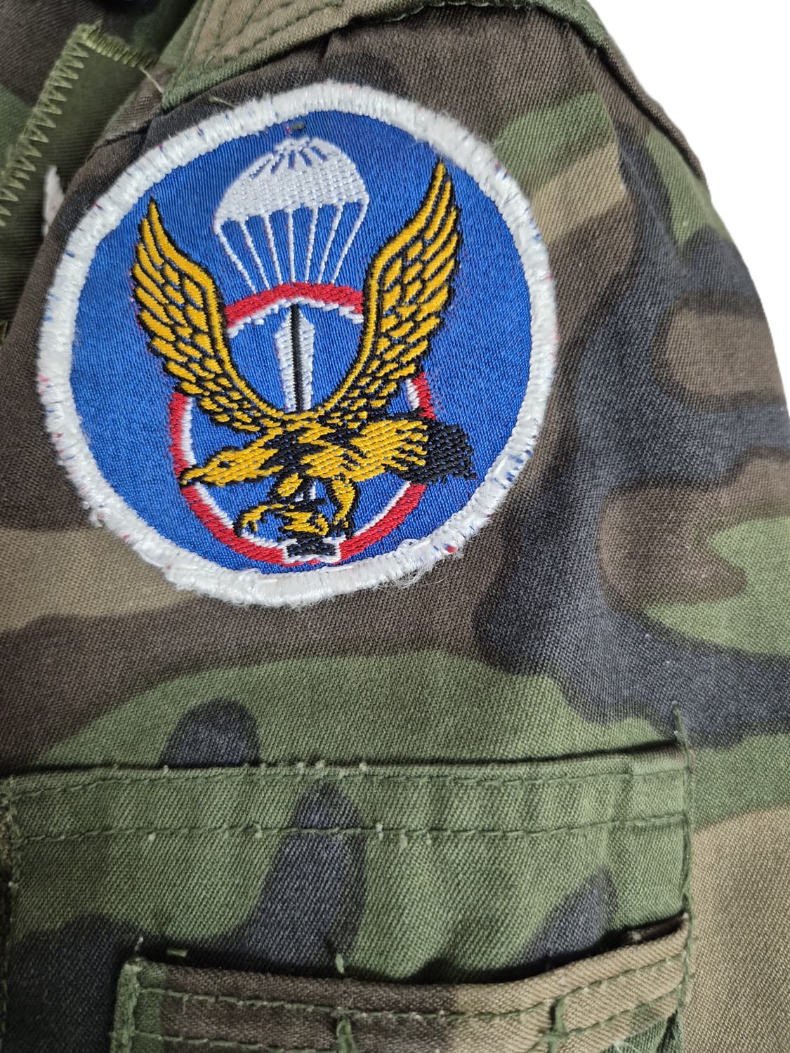 육군 구형 9공수특전여단 중사 초기형 독사복 전투복 상의 자켓 (S) 상품이미지8