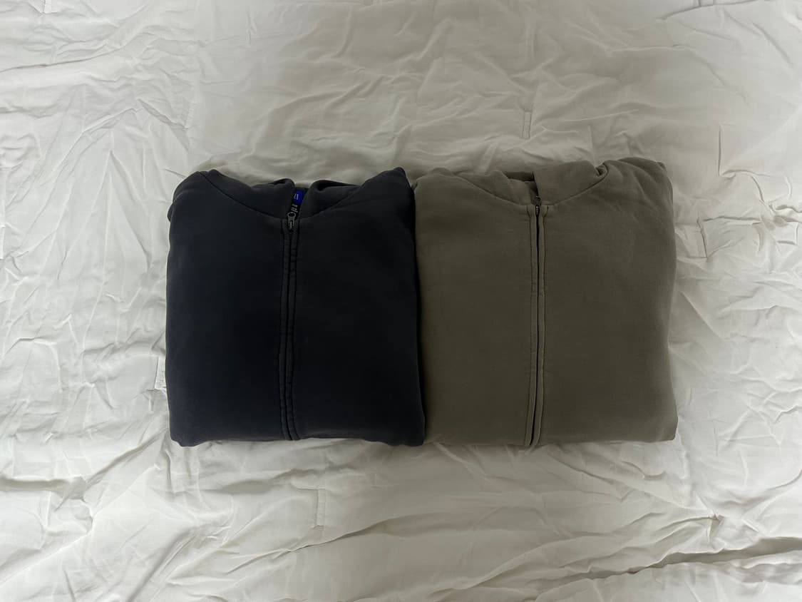 [M] 이지 갭 후드집업 다크그레이, 그레이 일괄 상품이미지1