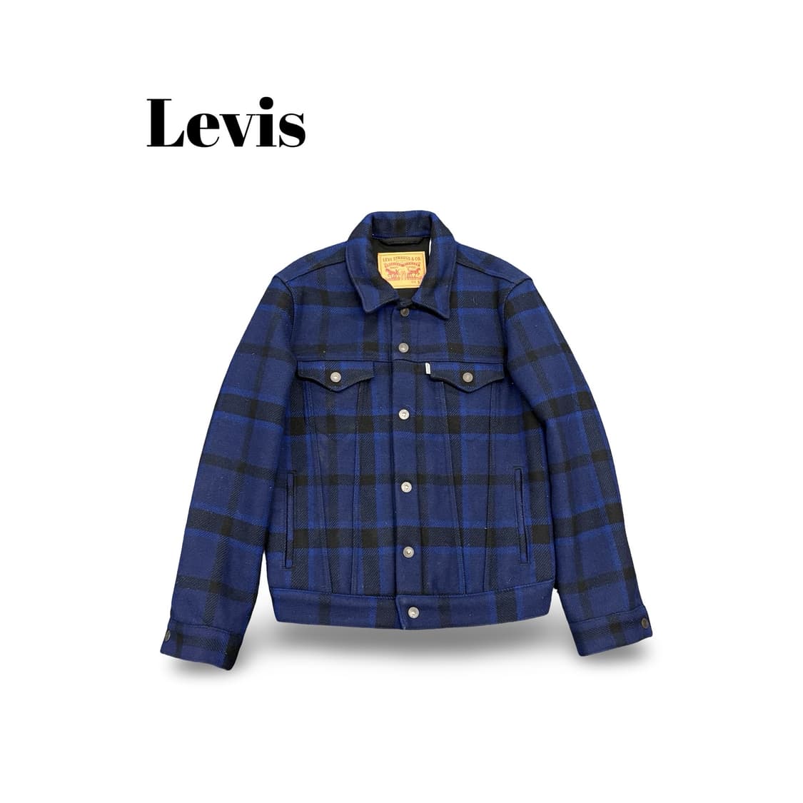 (90)리바이스타탄체크울자켓 상품이미지1