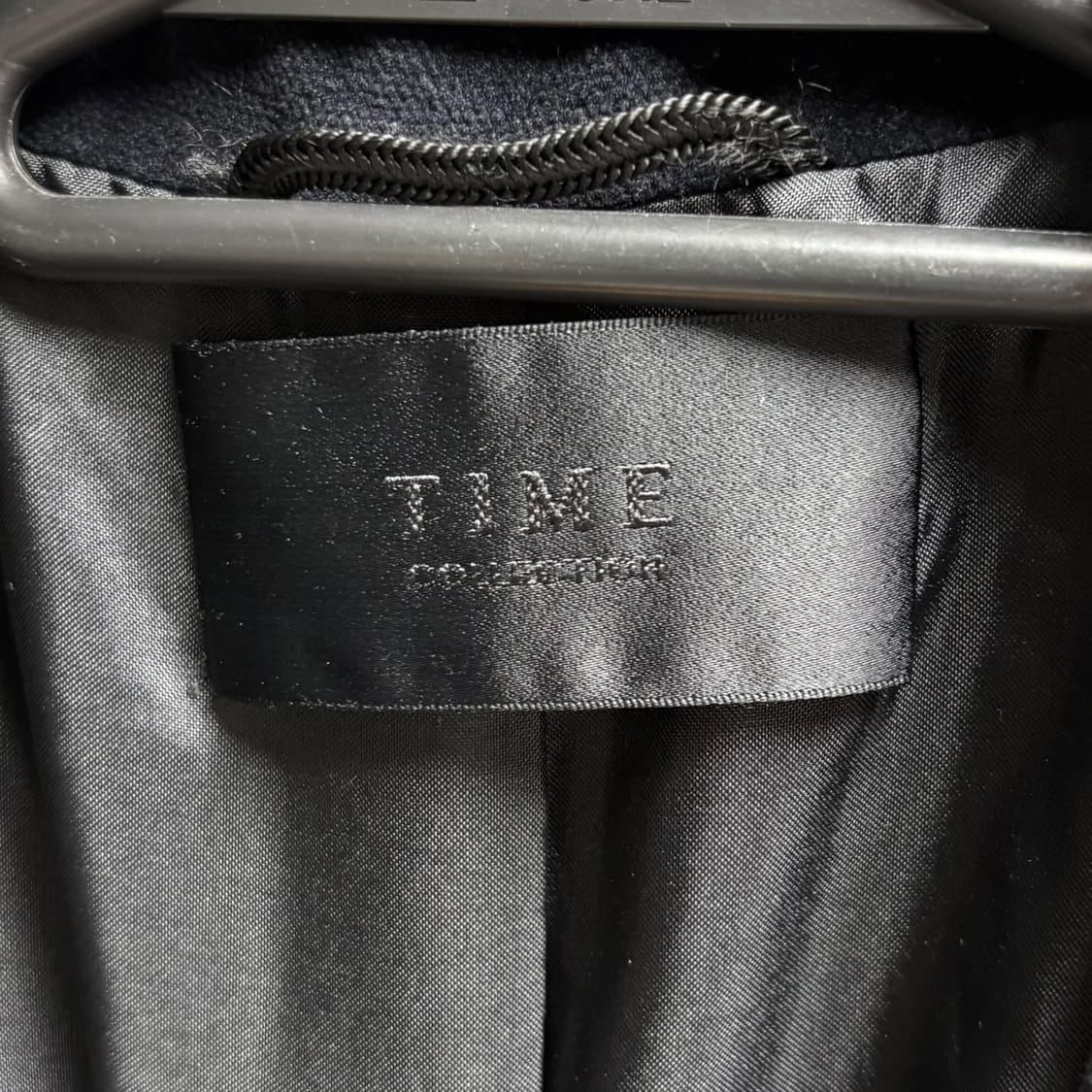 3791 한섬 타임 블랙 벨벳 블레이져 자켓 상품이미지5