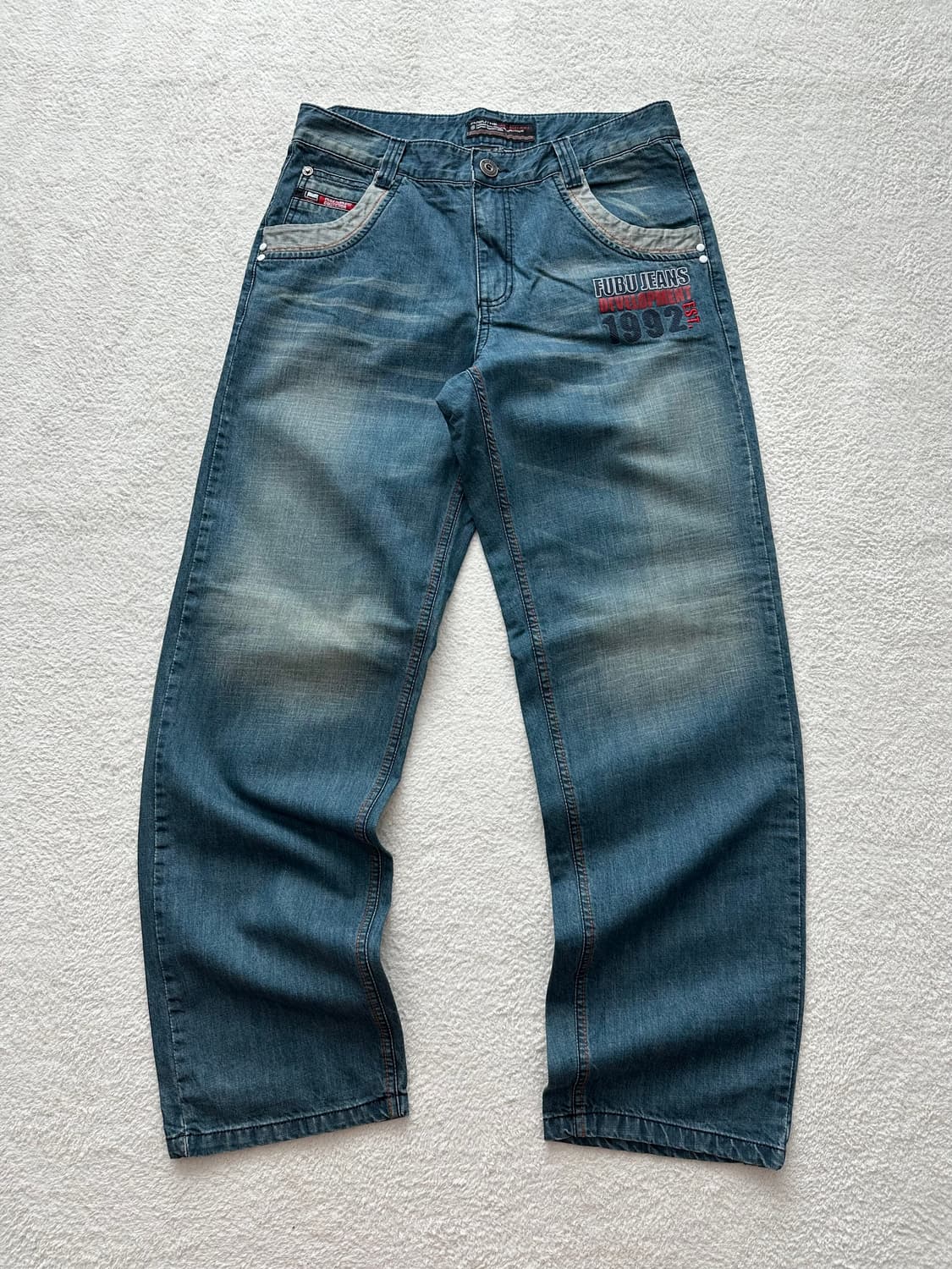 00's 후부 fubu 데님팬츠 y2k 펑크 상품이미지2