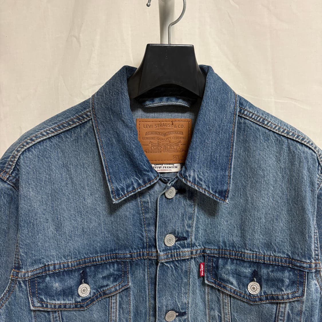 리바이스 프리미엄 빅E 3세대 데님 트러커 자켓 / 중청, M 상품이미지2