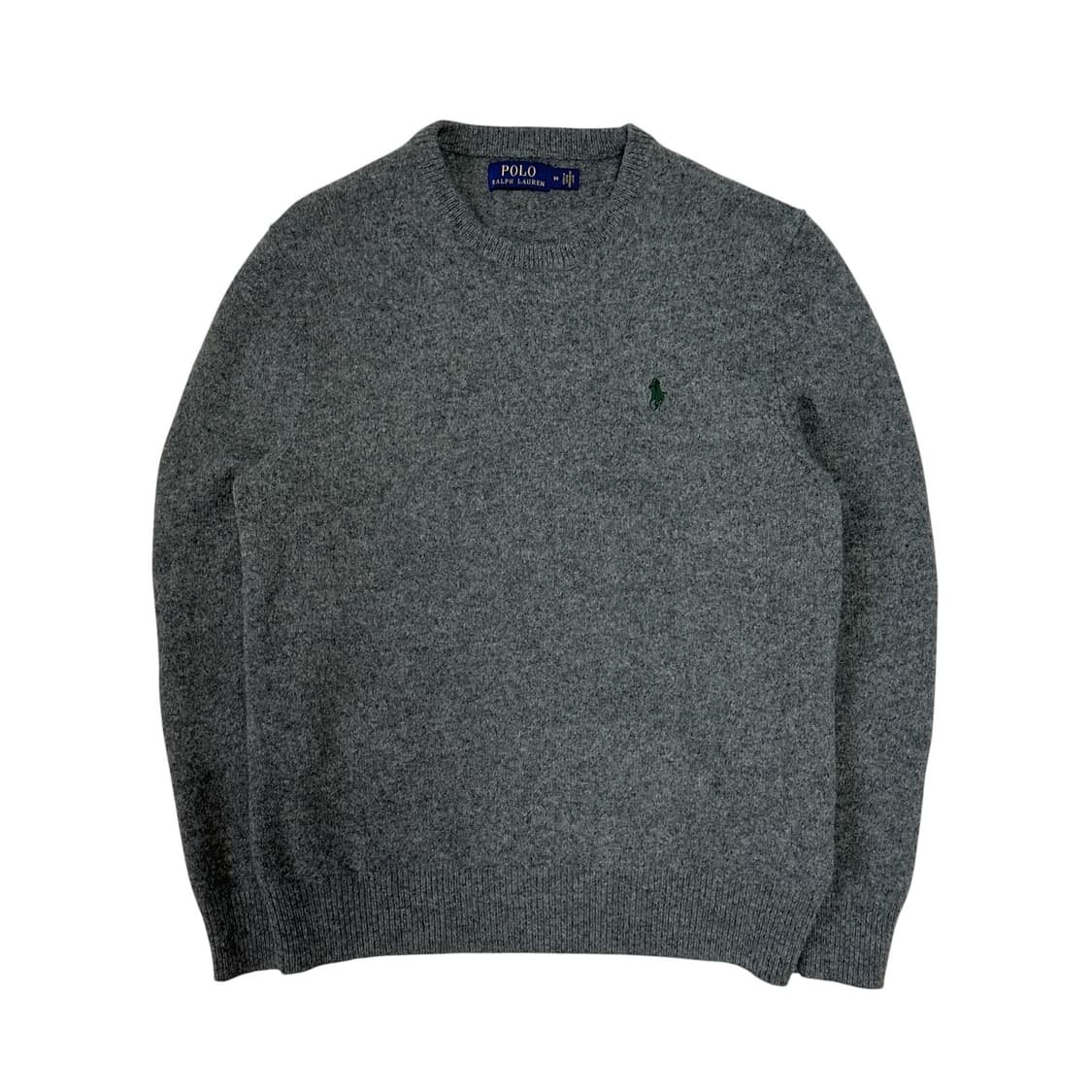 [M] 폴로 라운드넥 울 니트 상품이미지1