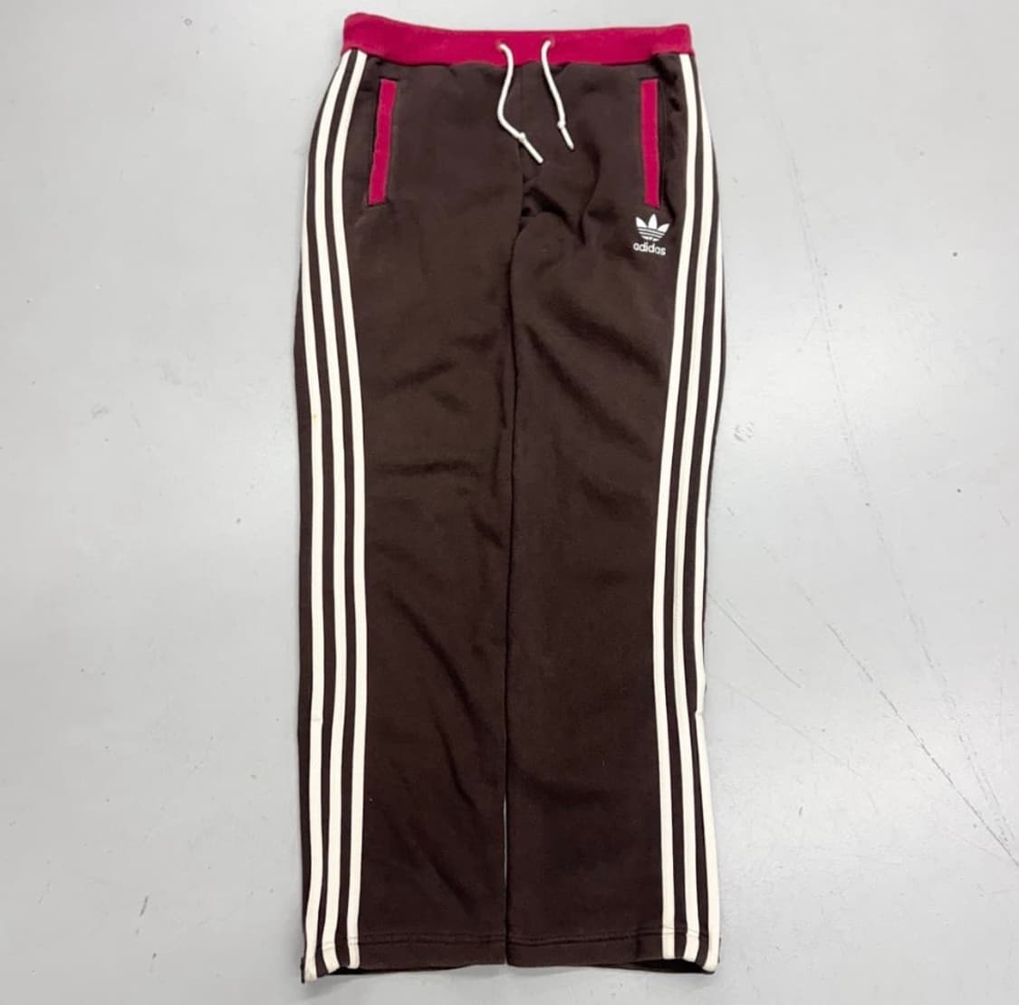 아디다스 파이어버드 초코브라운 코튼 팬츠 상품이미지2
