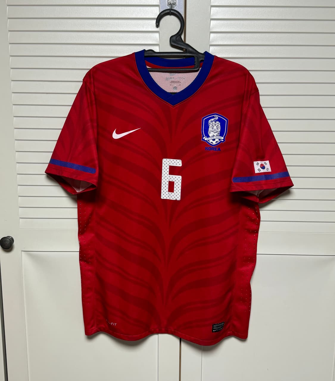 10-12 나이키 대한민국 홈 지급용 유니폼 반팔 No.6 김보경 상품이미지1