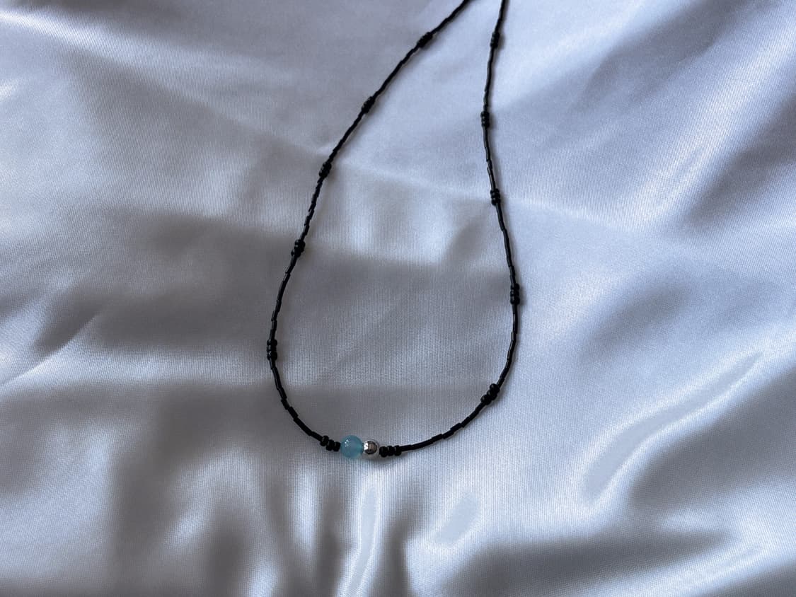 [Handmade] Midnight mirage 비즈 목걸이 상품이미지4