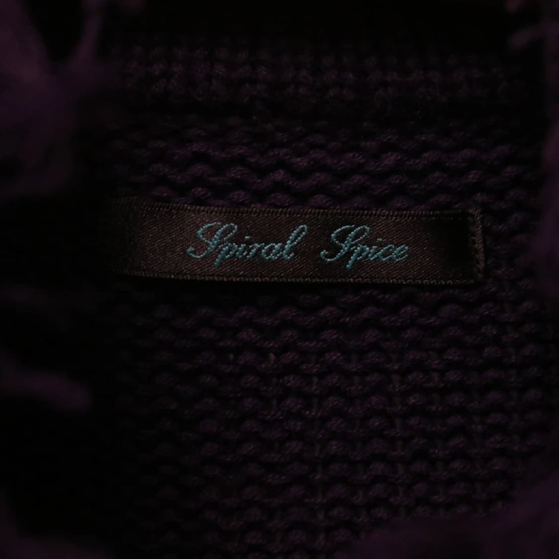 SPIRAL SPICE Y2K무드 그런지 니트 집업 63422 상품이미지9