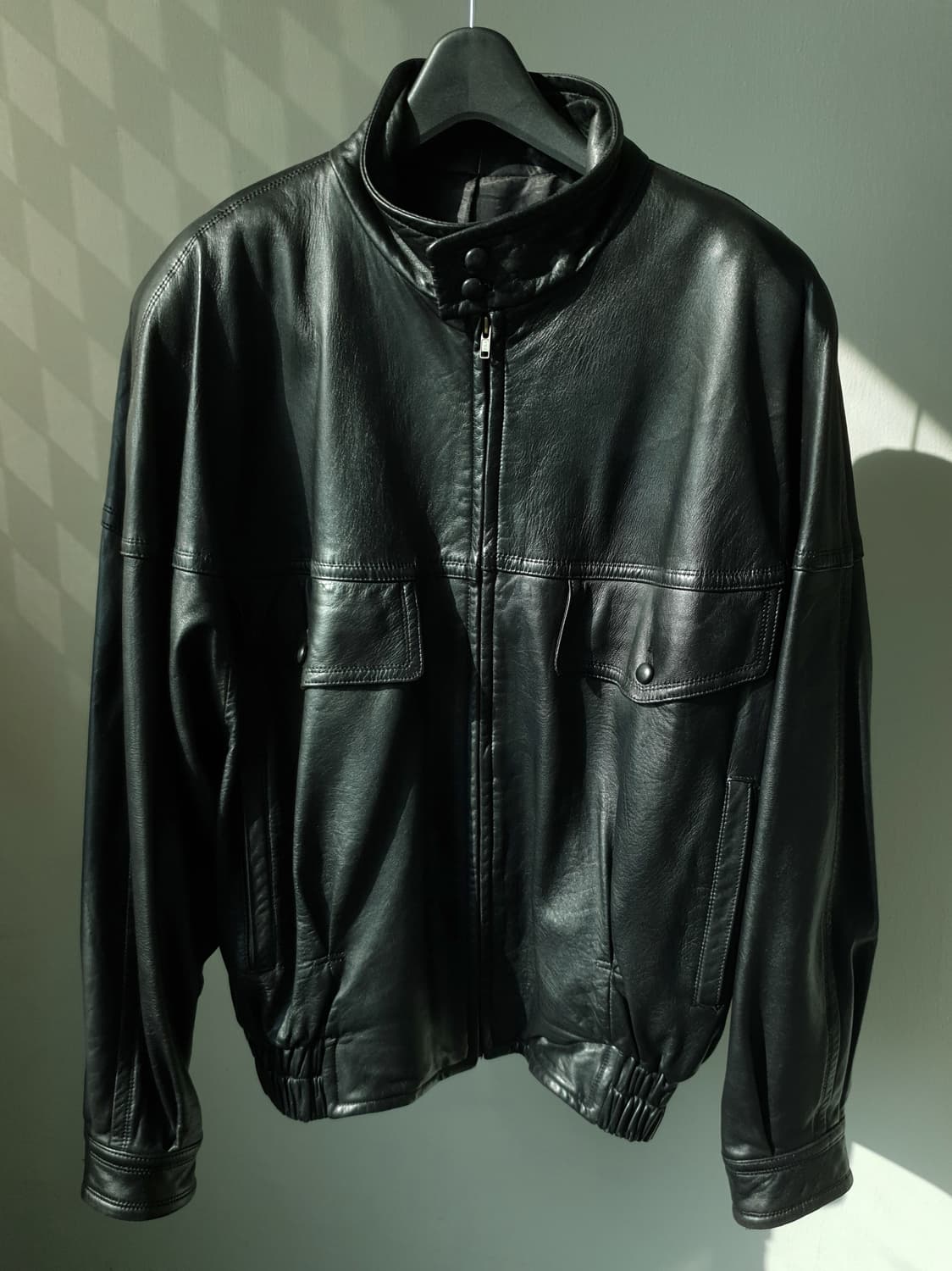 80s,90s MARIO STELLA Leather Jacket 상품이미지2