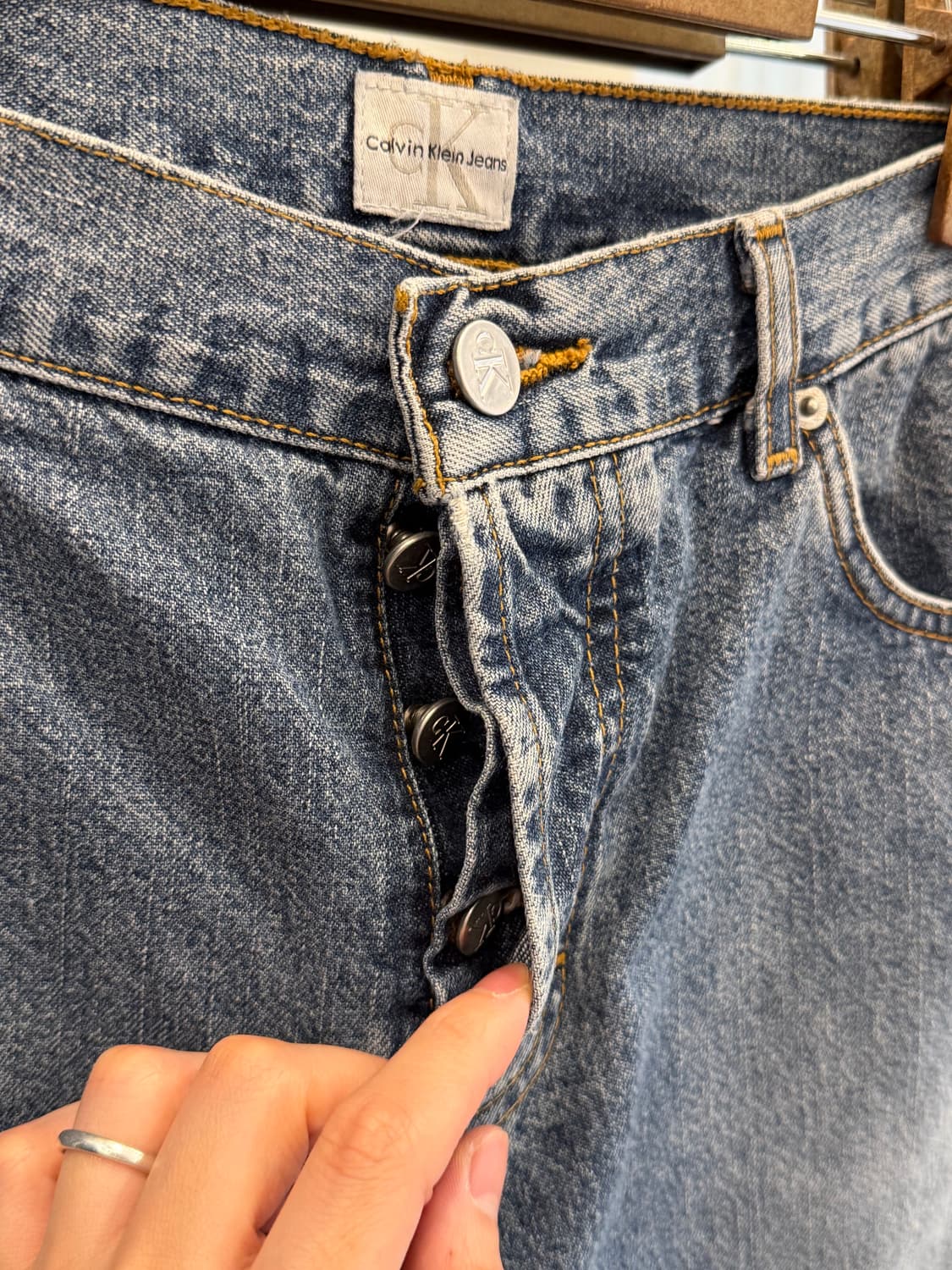 90s Calvin Klein 캘빈클라인 데님 팬츠 (29-30inch) 상품이미지3