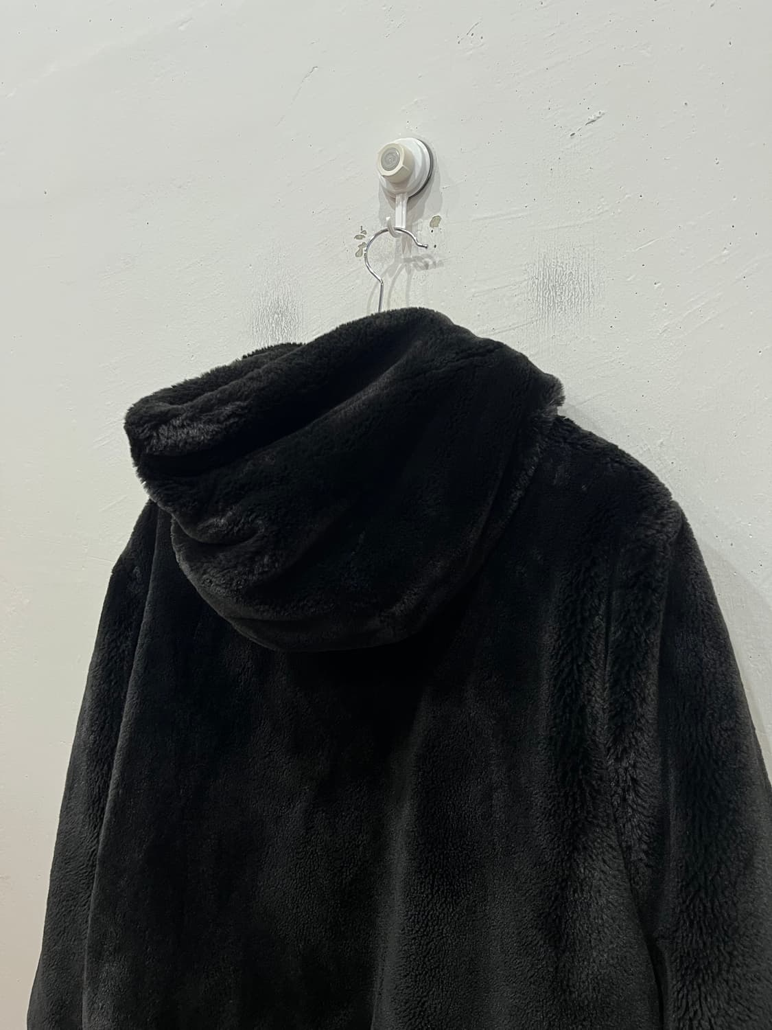 ZARA 자라 플리스 퍼자켓 블랙 상품이미지4