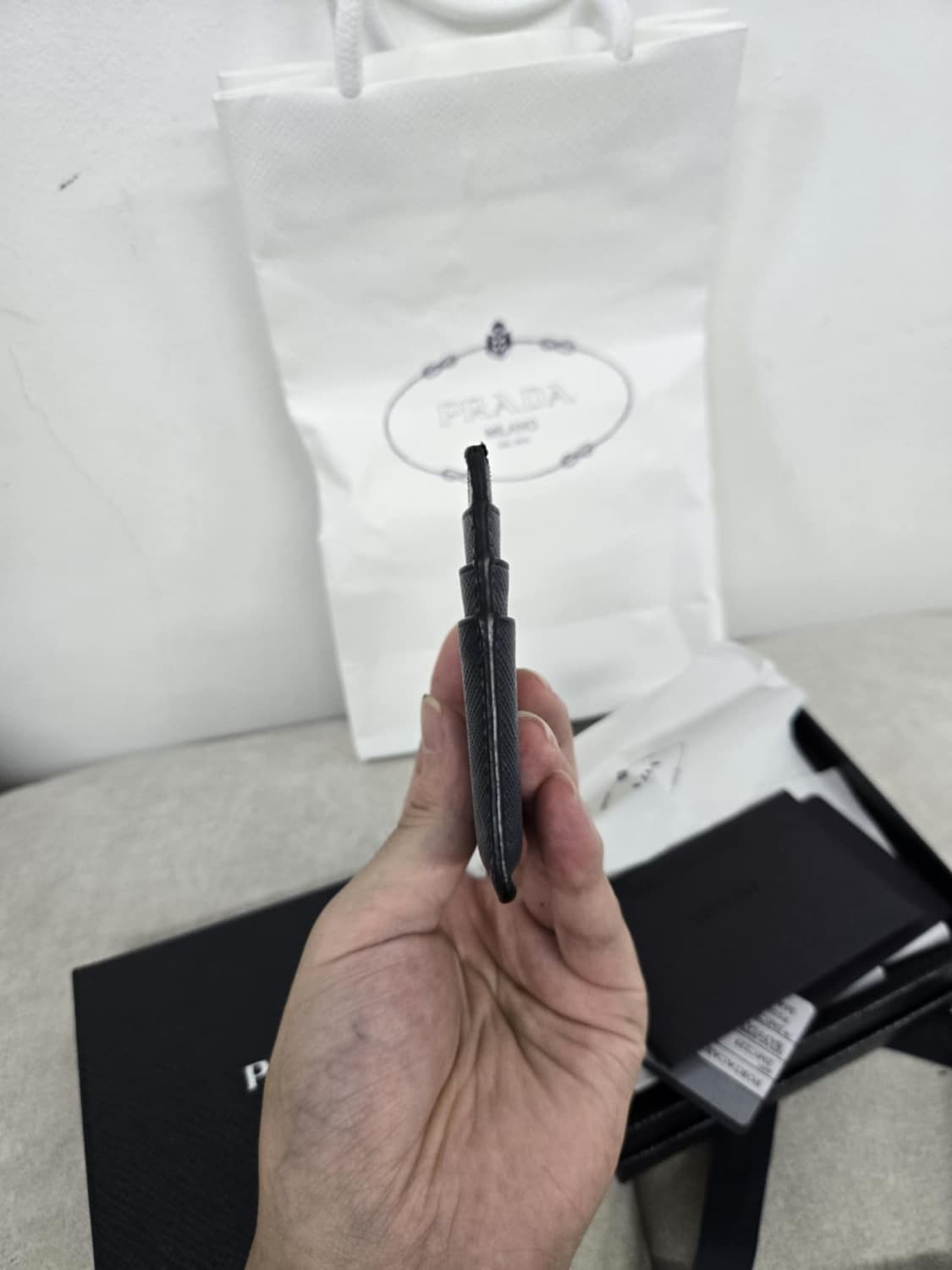 [보증서 A급]프라다 사피아노 카드지갑 상품이미지3