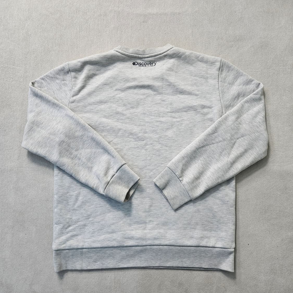 100 디스커버리 스몰로고 기모 맨투맨 0326Y 상품이미지2