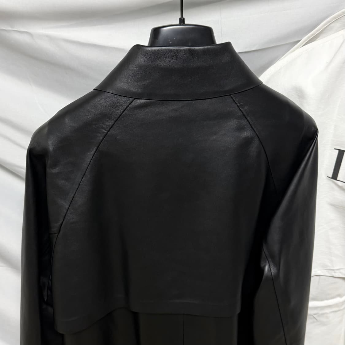[S+급/46] 디올 레더 롱 코트 블랙 상품이미지5