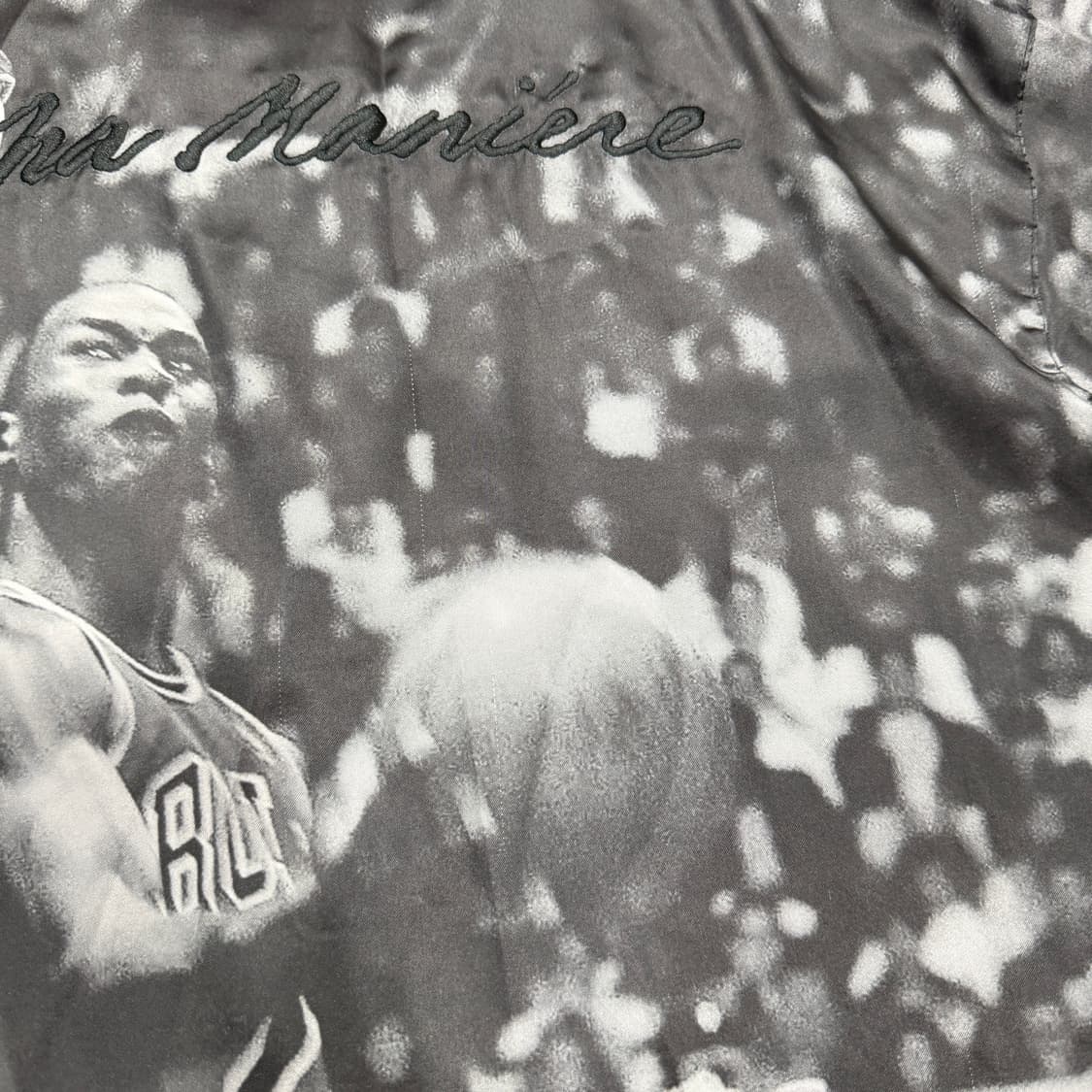 나이키 조던 아 마 마니에르 사틴 버튼 업 반팔 셔츠 남방 XL 상품이미지7