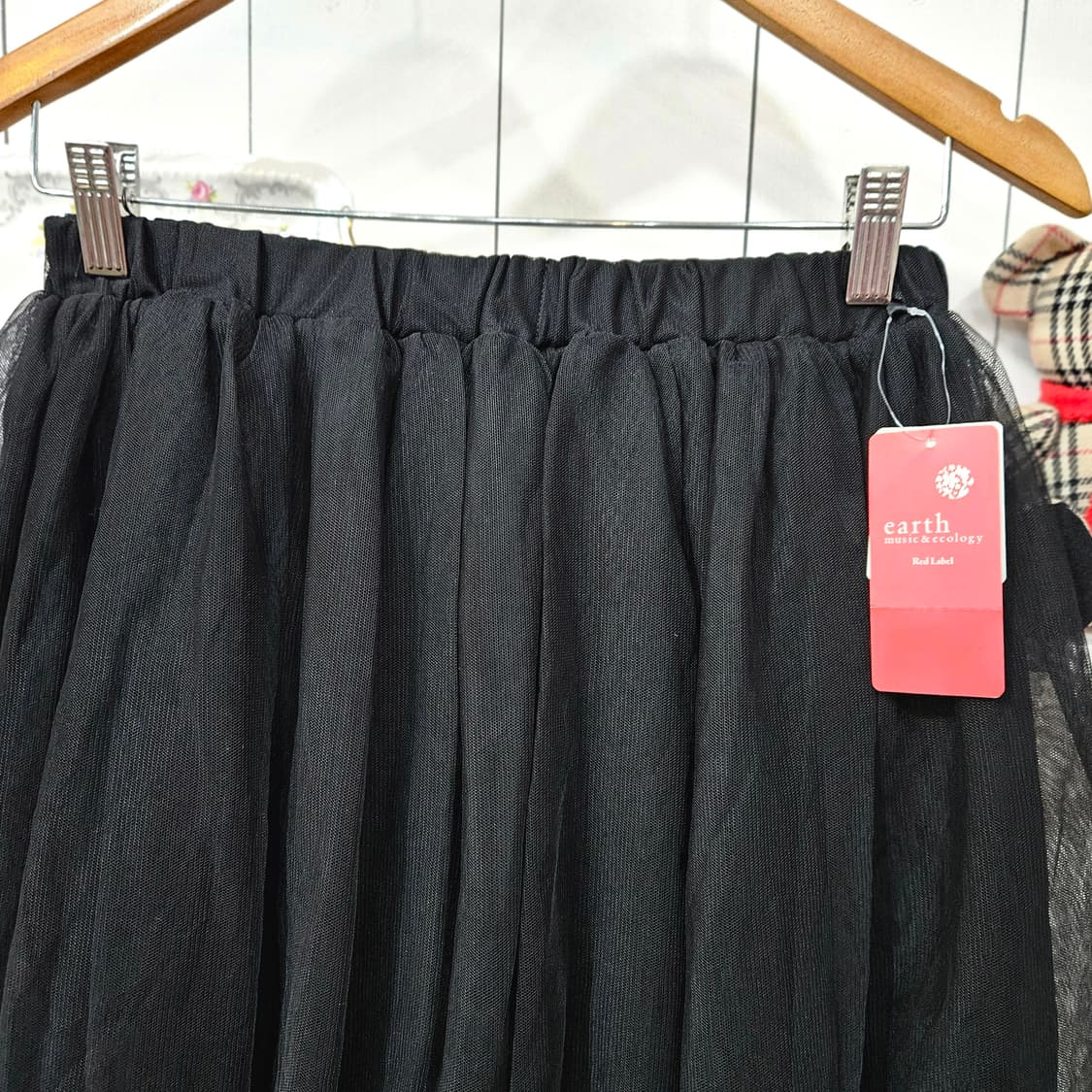 블랙 튤 스커트 상품이미지2