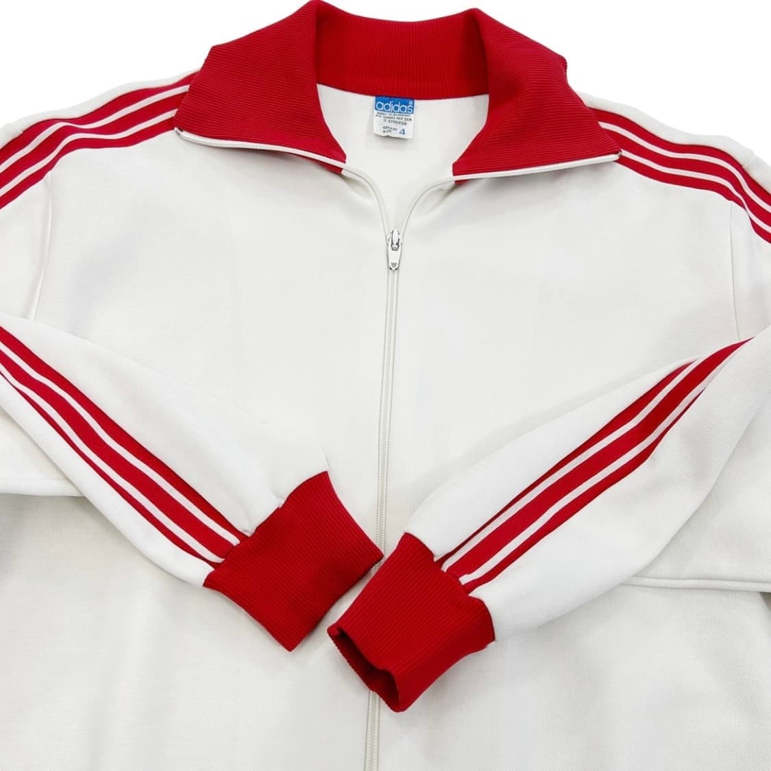 아디다스 70-80‘s 서독제 져지 화이트 레드 상품이미지2