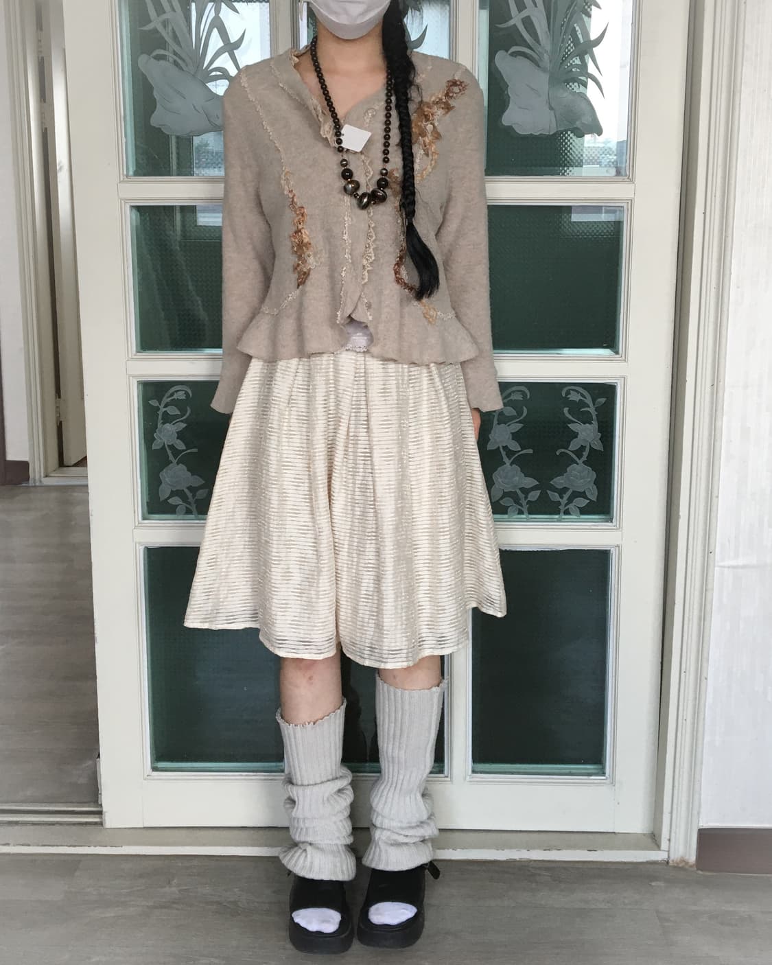 Corsage knitted jacket 상품이미지1