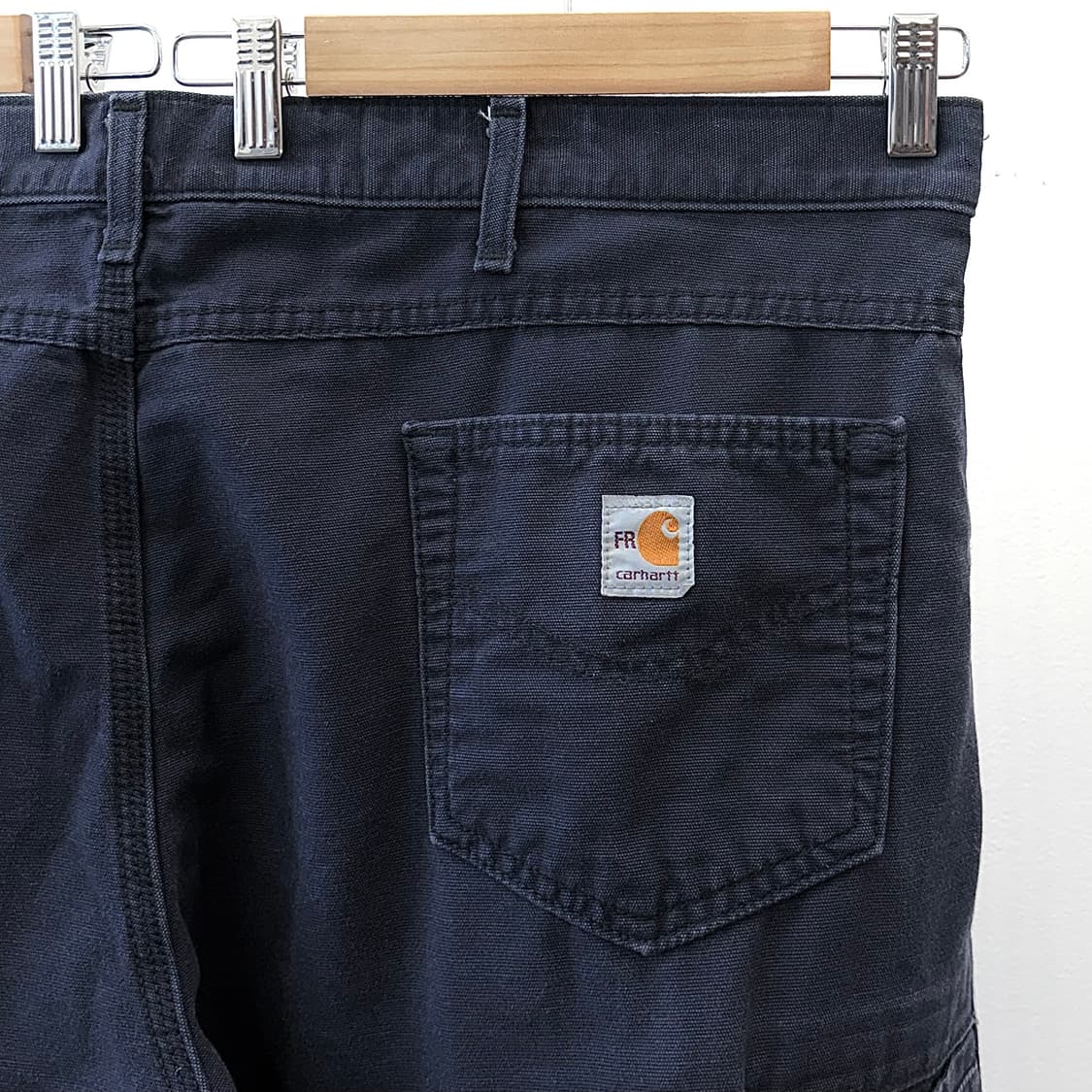 칼하트 FR 네이비 빅사이즈 워크 팬츠 (44) 상품이미지4