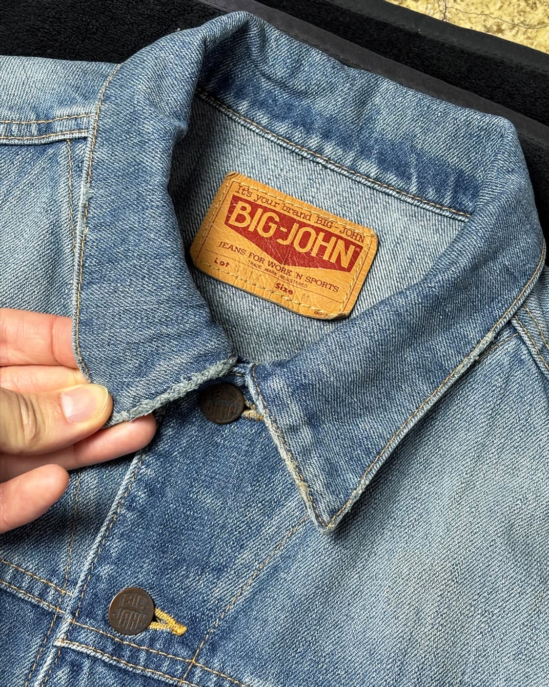 일본빈티지 BIG JOHN 청자켓 상품이미지3