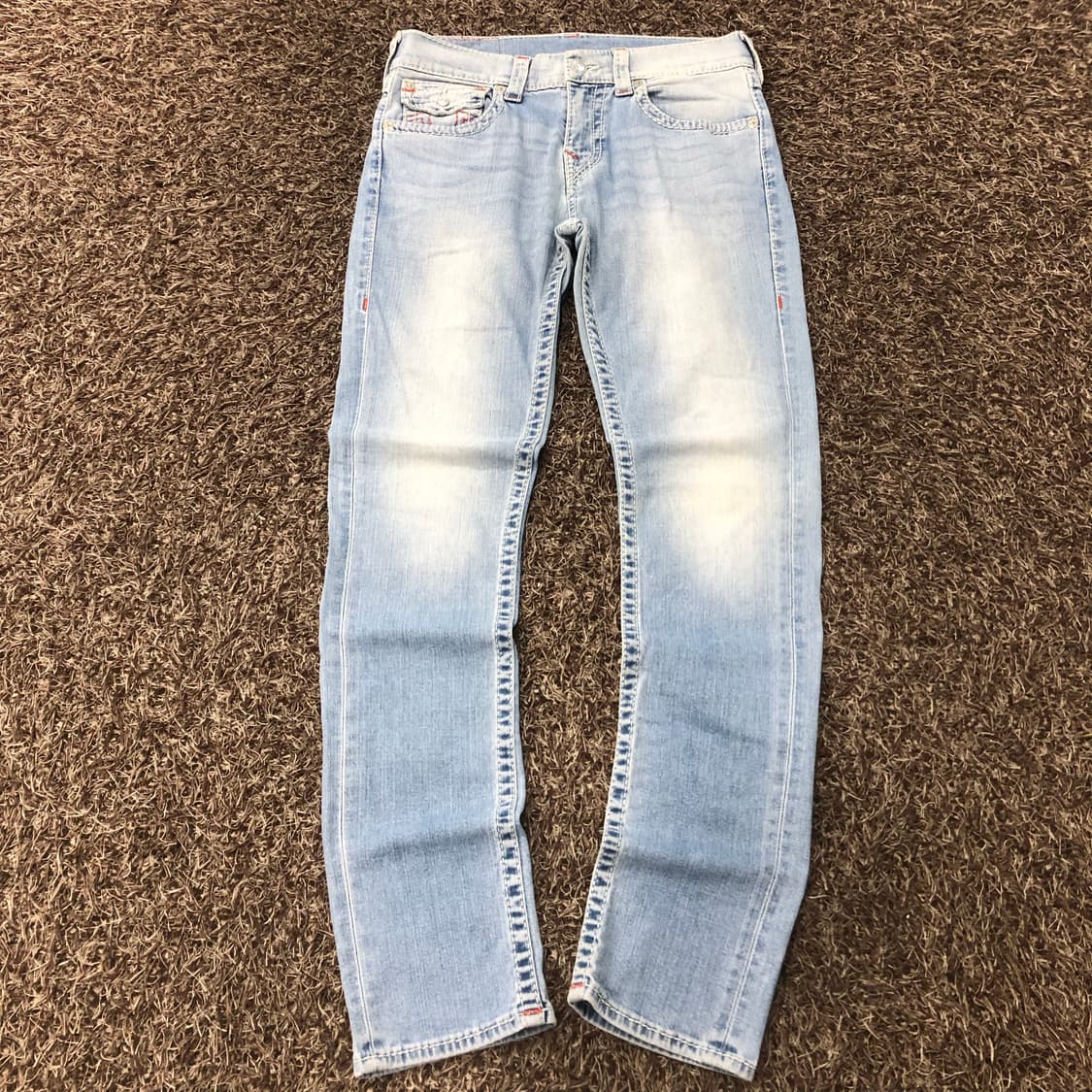 32 트루릴리전 워싱 스키니 데님 팬츠 상품이미지2